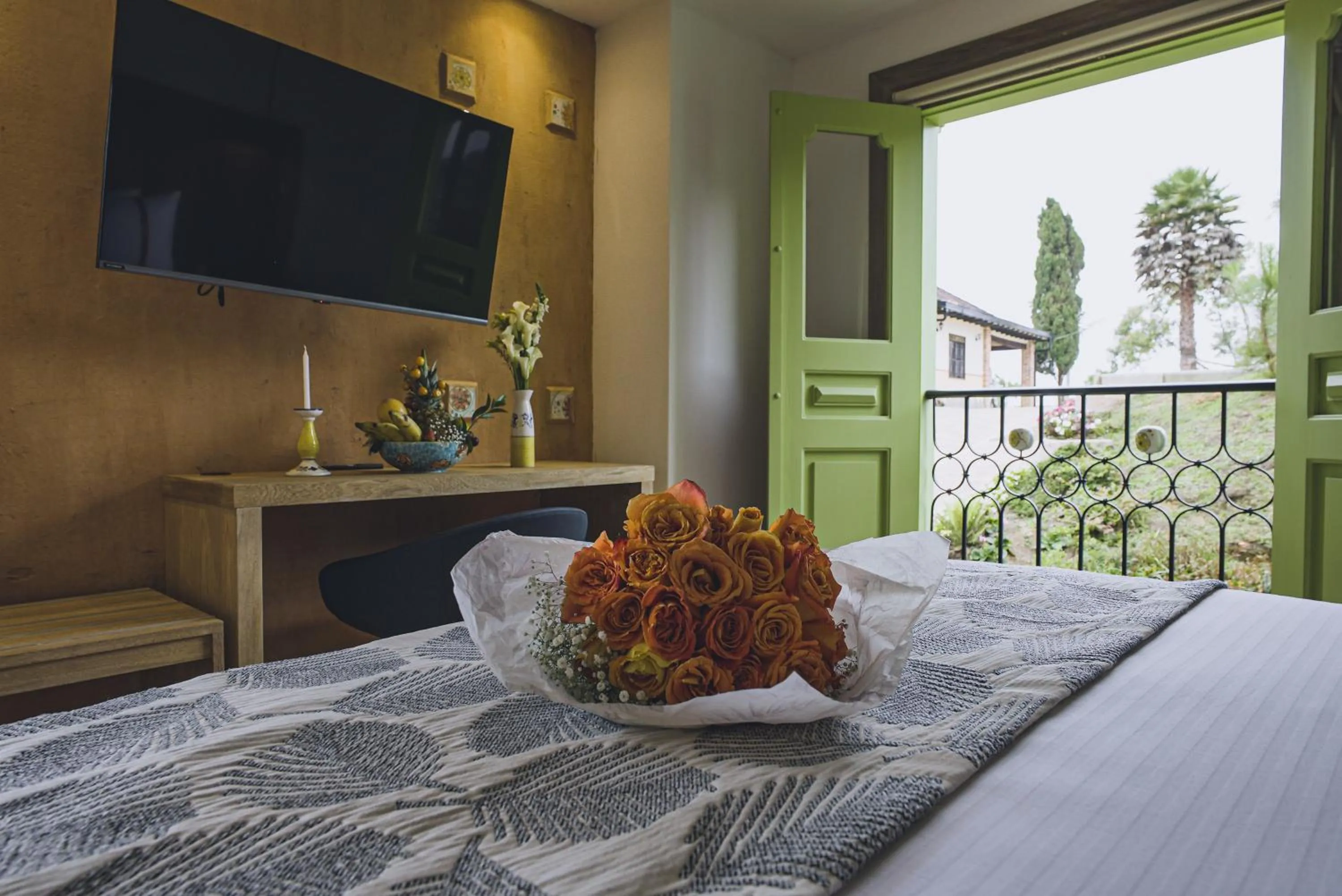 Bed in Alfahar Hotel