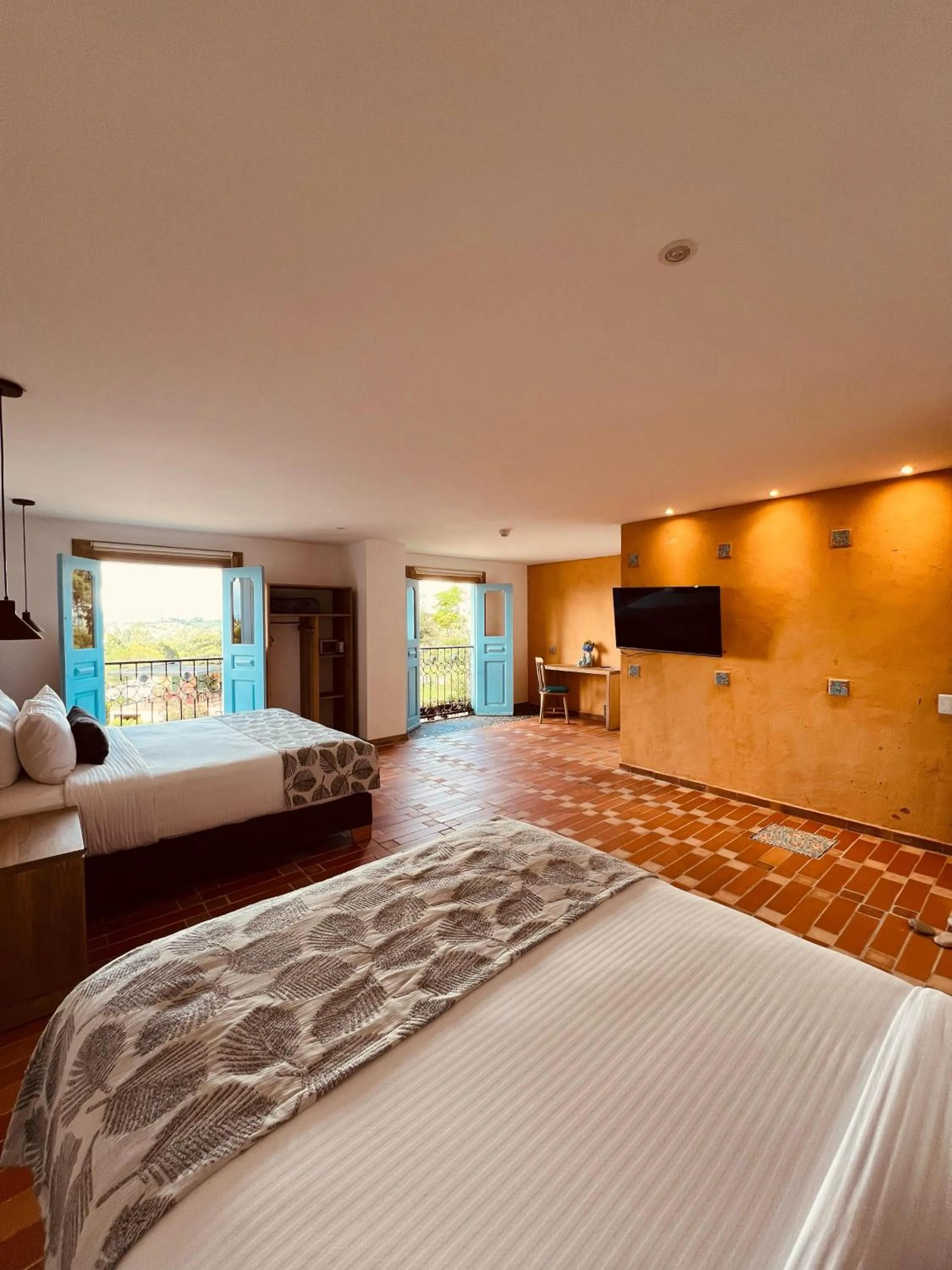 Bed in Alfahar Hotel