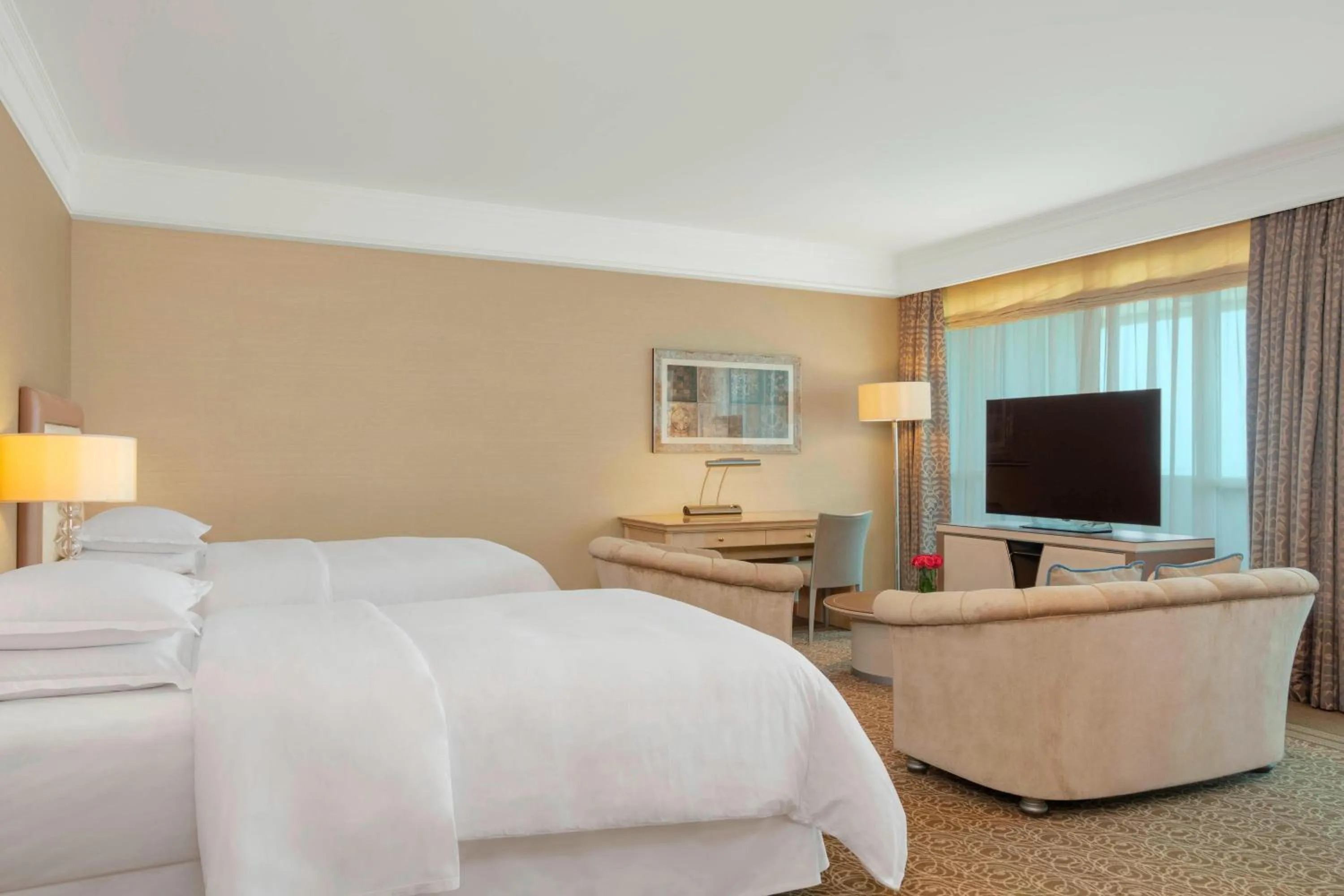 Photo of the whole room, Bed in Sheraton Club des Pins Resort