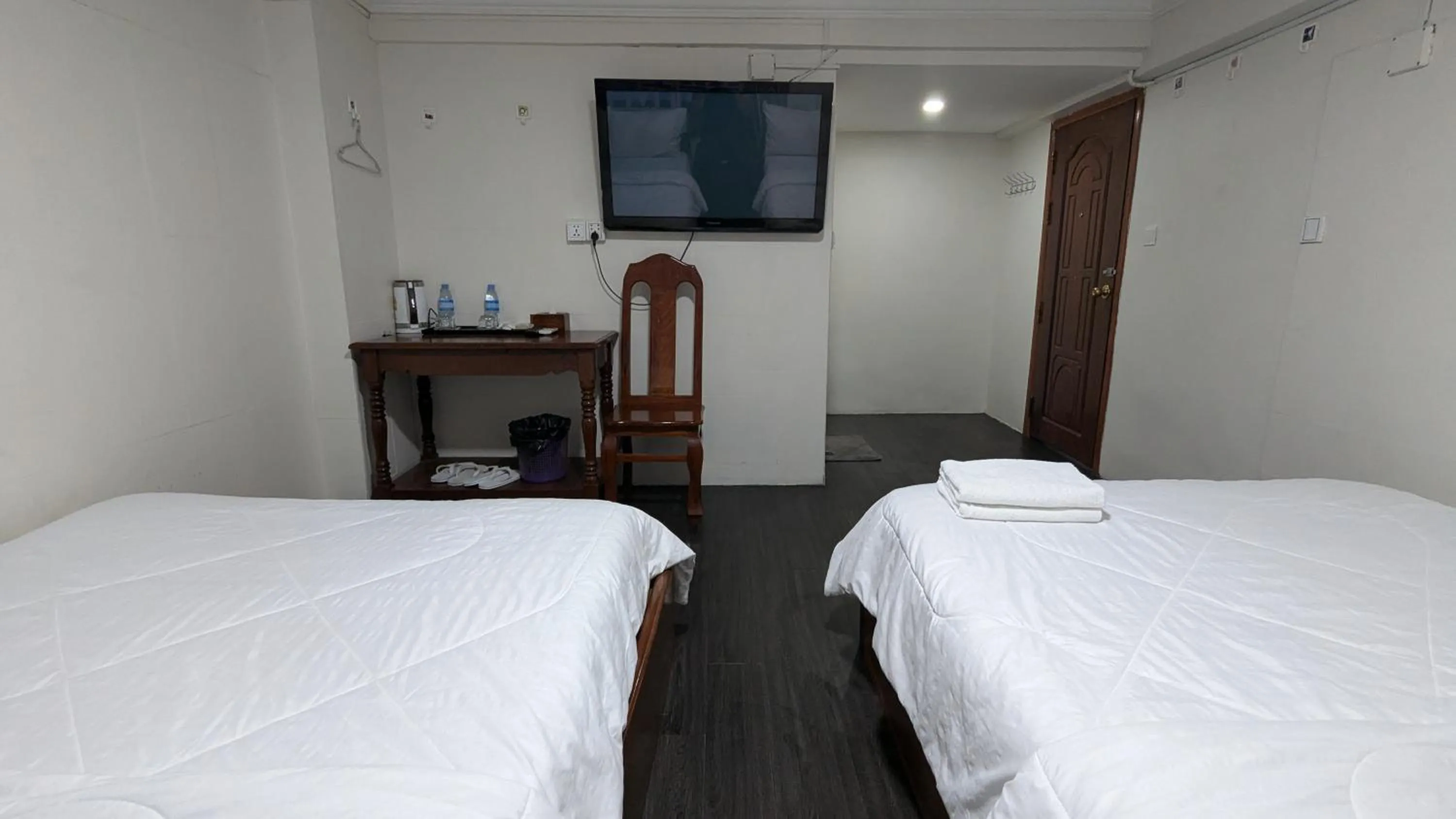 Bed in Empire House, Phnom Penh