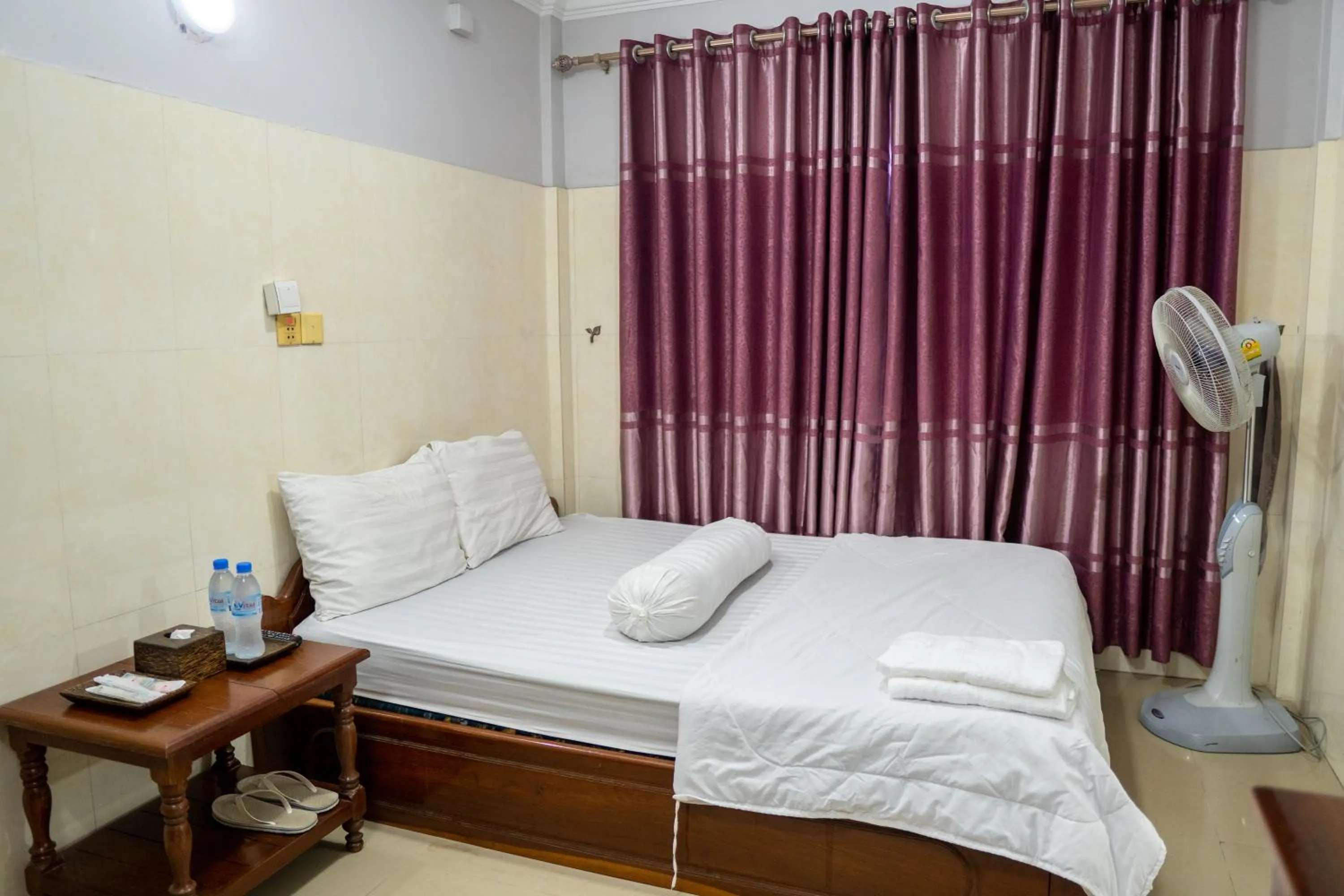 Bed in Empire House, Phnom Penh