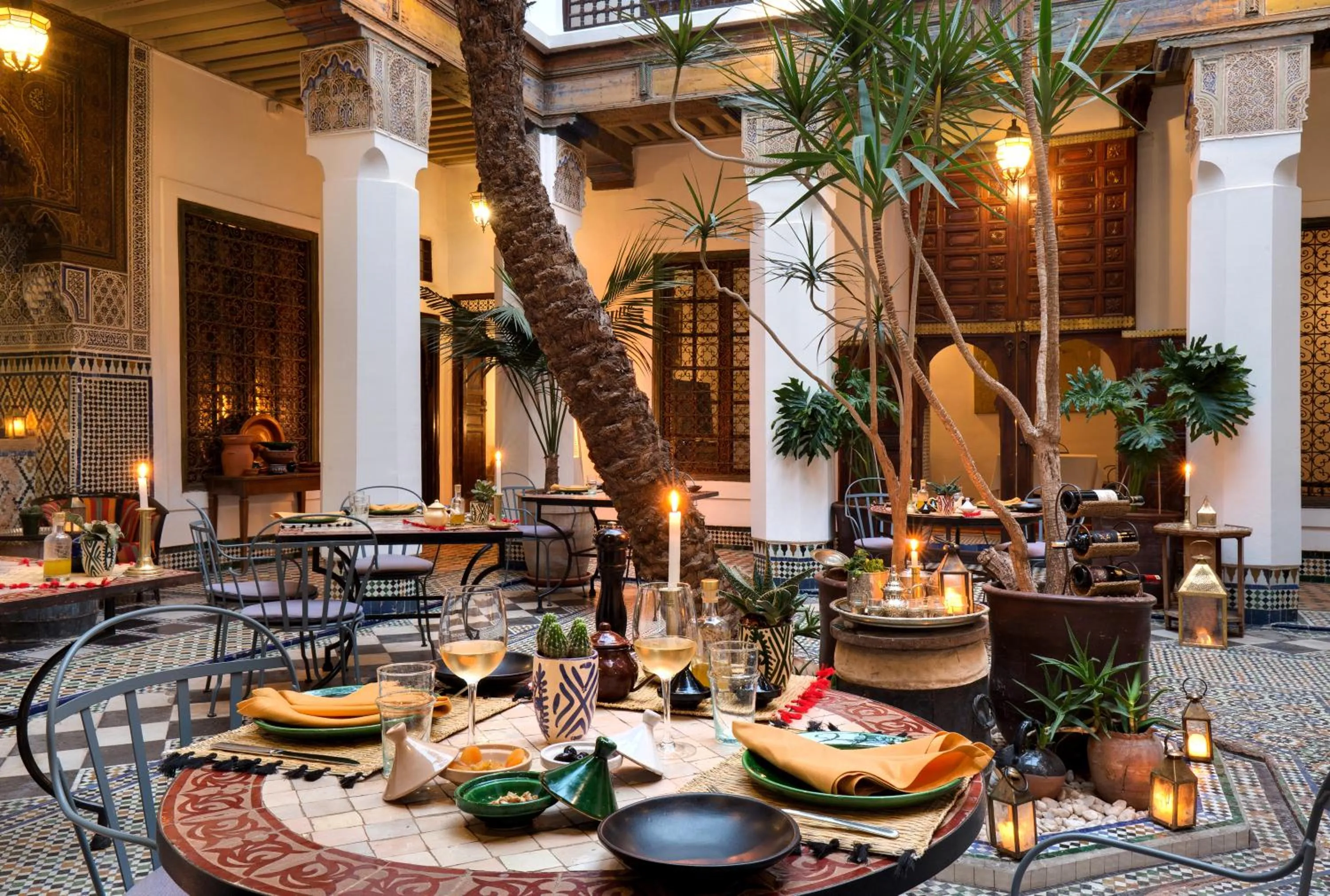Restaurant/places to eat in Marrakech Riads, Angsana Heritage Collection