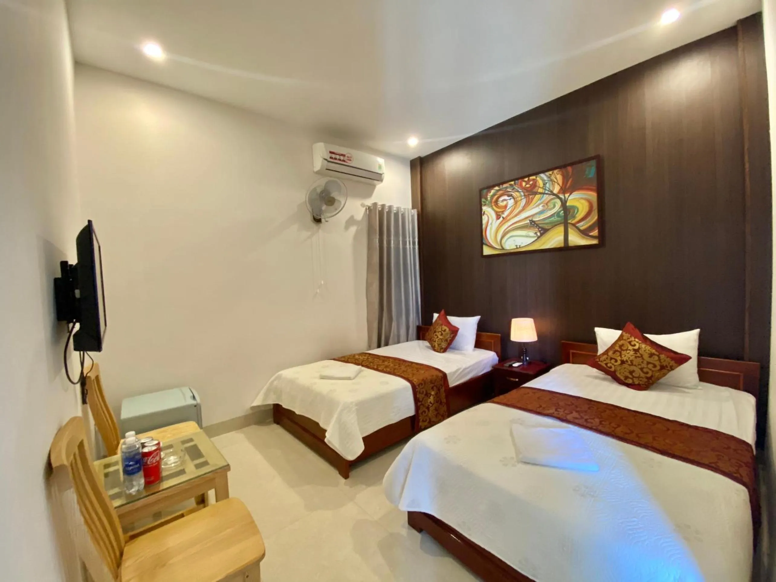 Bed in Hoàng Ngân Hotel Phú Yên