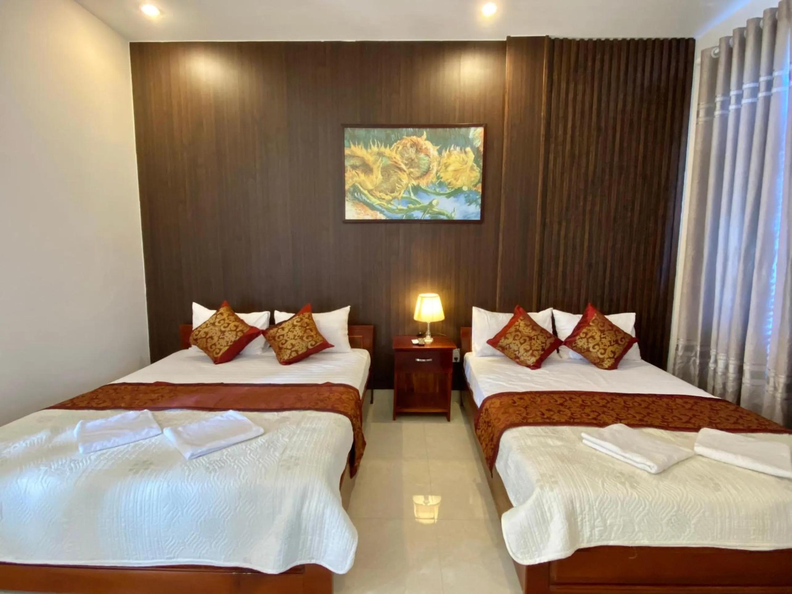 Bed in Hoàng Ngân Hotel Phú Yên