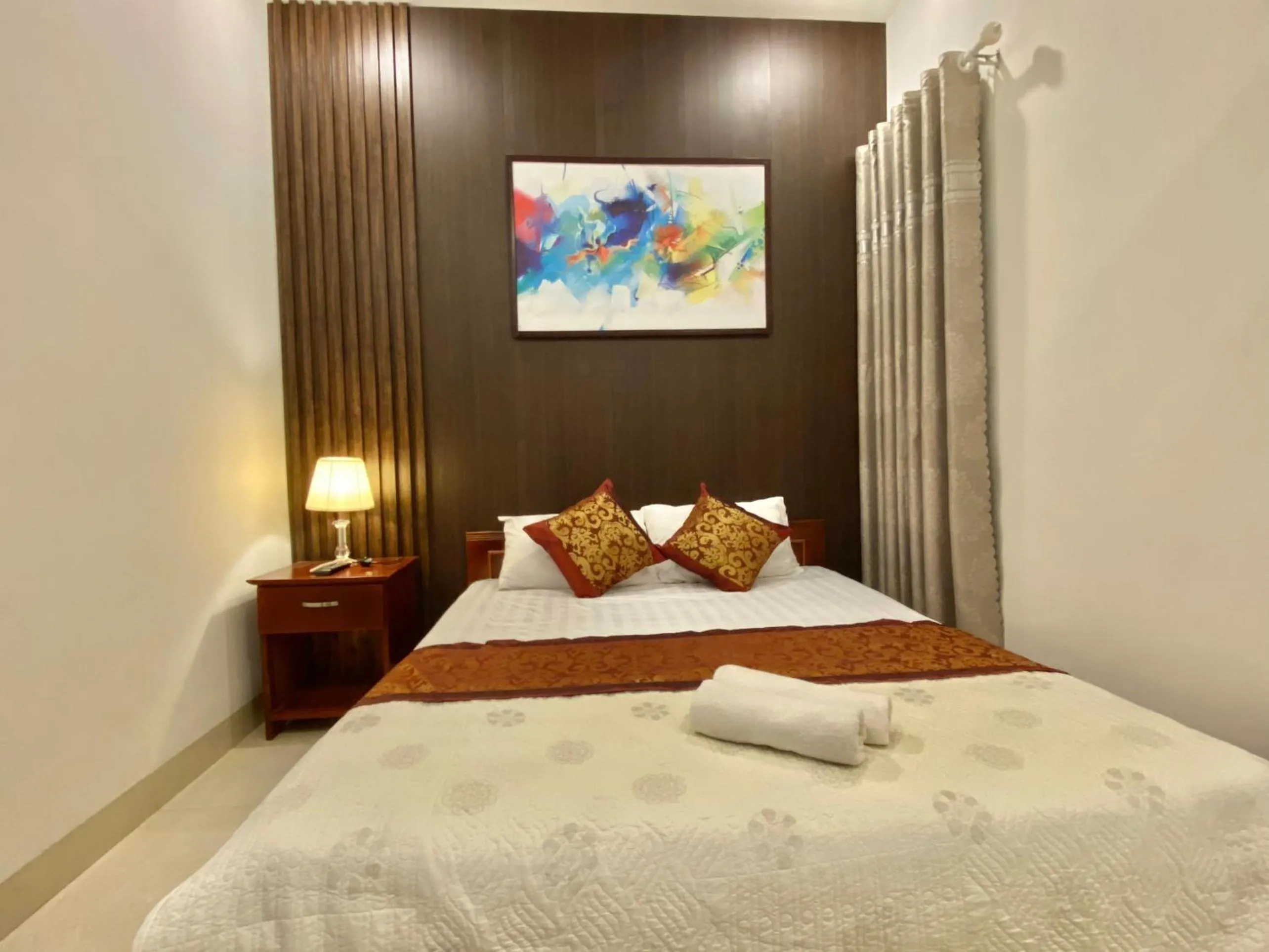 Bed in Hoàng Ngân Hotel Phú Yên