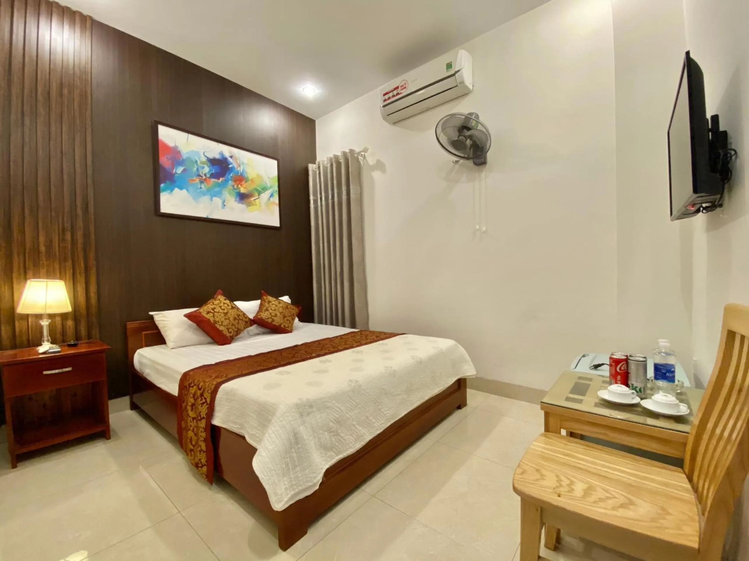 Bed in Hoàng Ngân Hotel Phú Yên