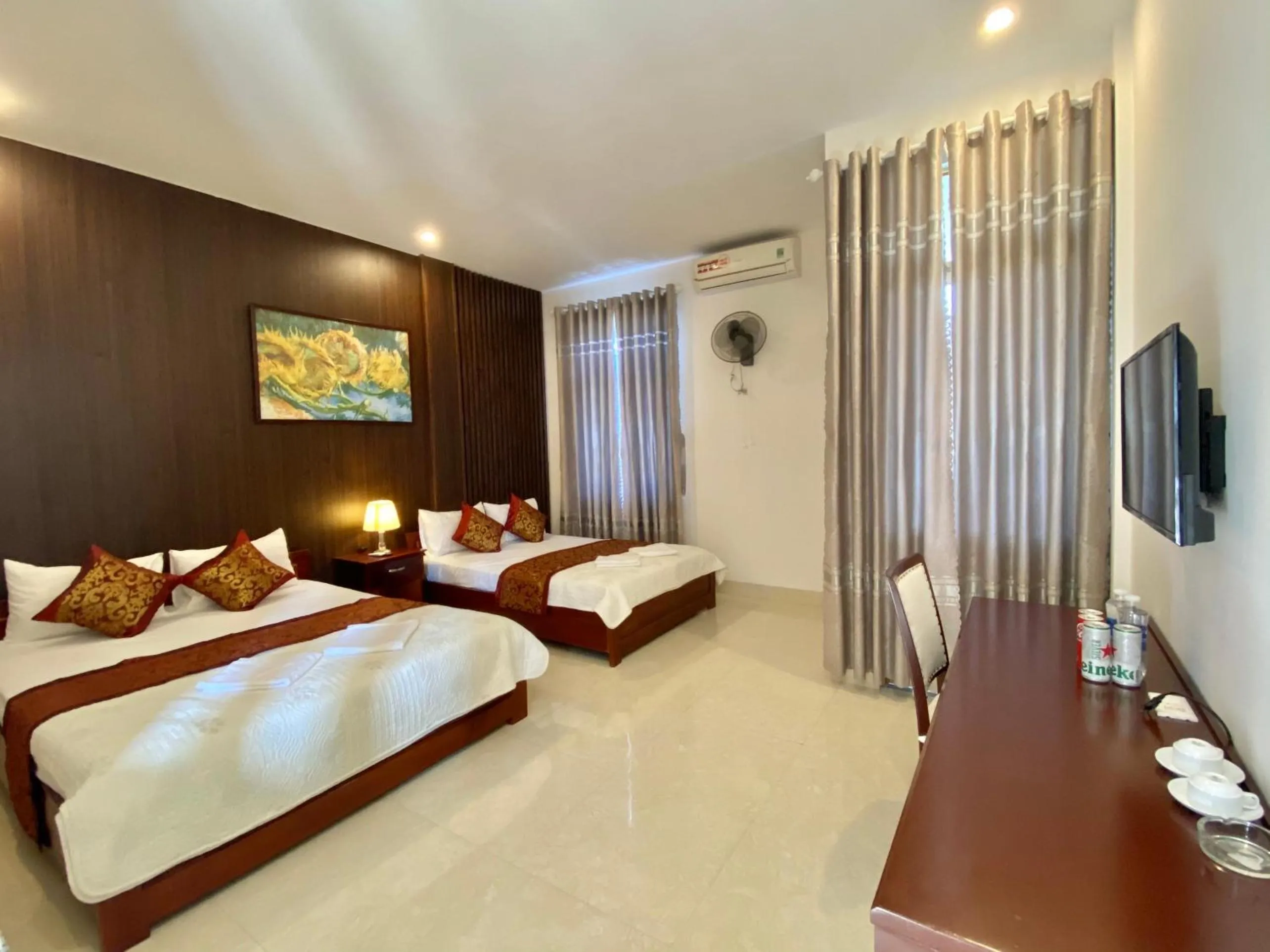 Bed in Hoàng Ngân Hotel Phú Yên