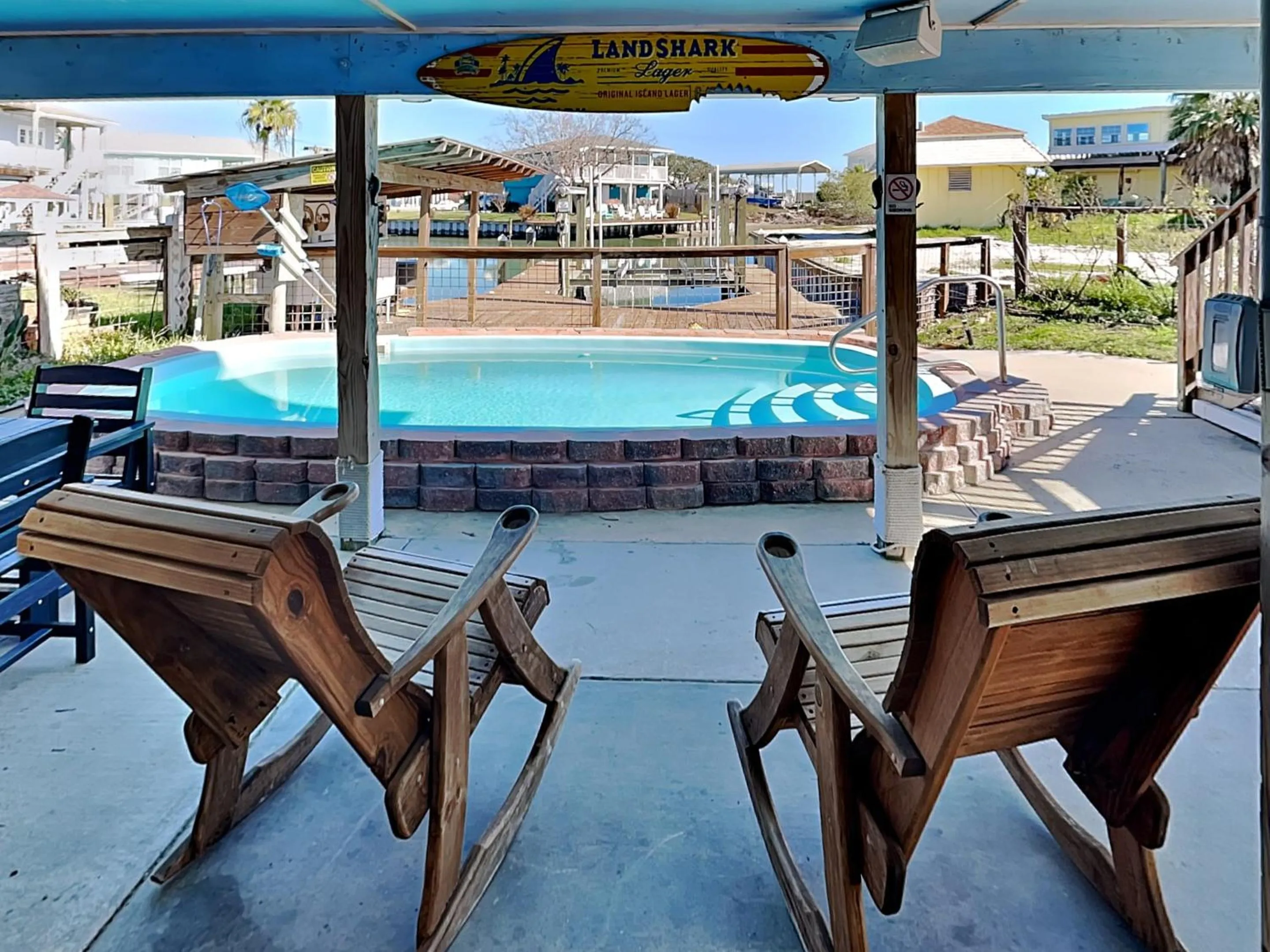 Patio in Hook, Wine & Sinker