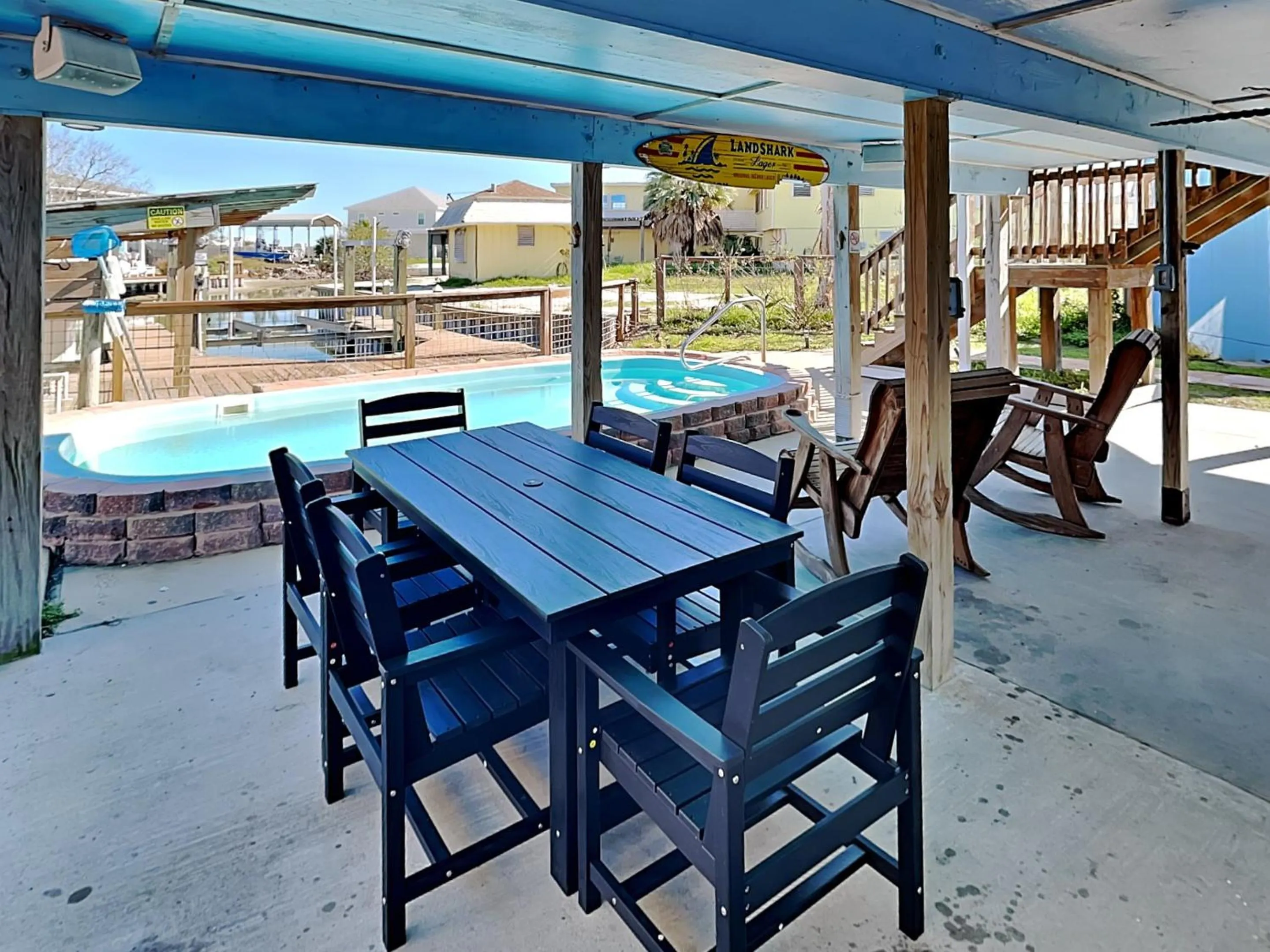 Patio in Hook, Wine & Sinker