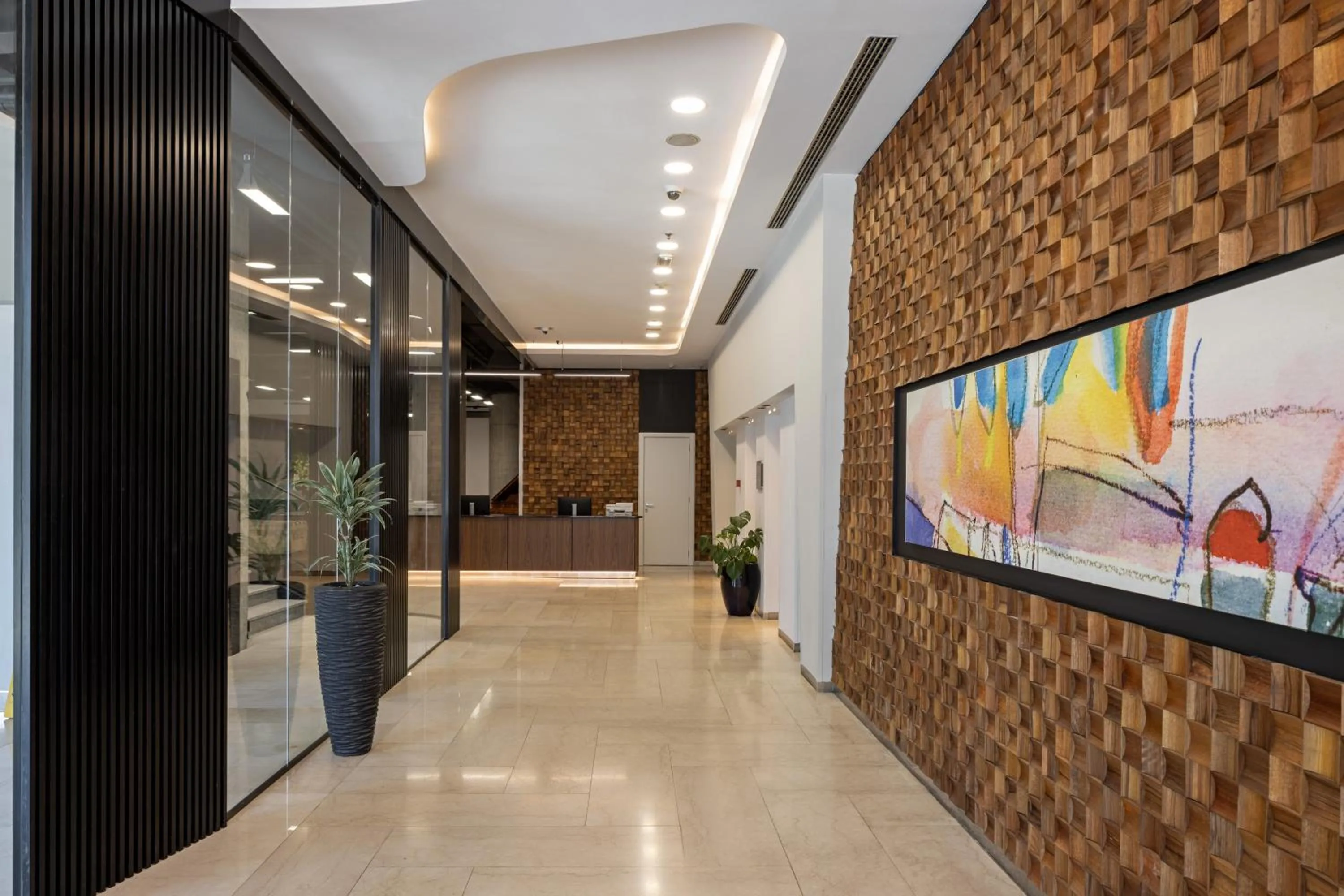Lobby or reception in Nobel Zira Hotel