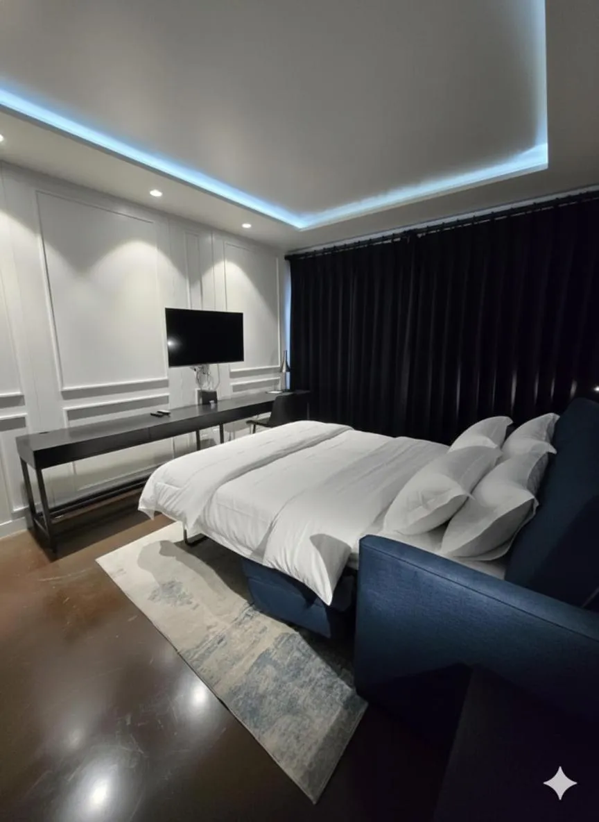 Bed in Hotel Tano Guam