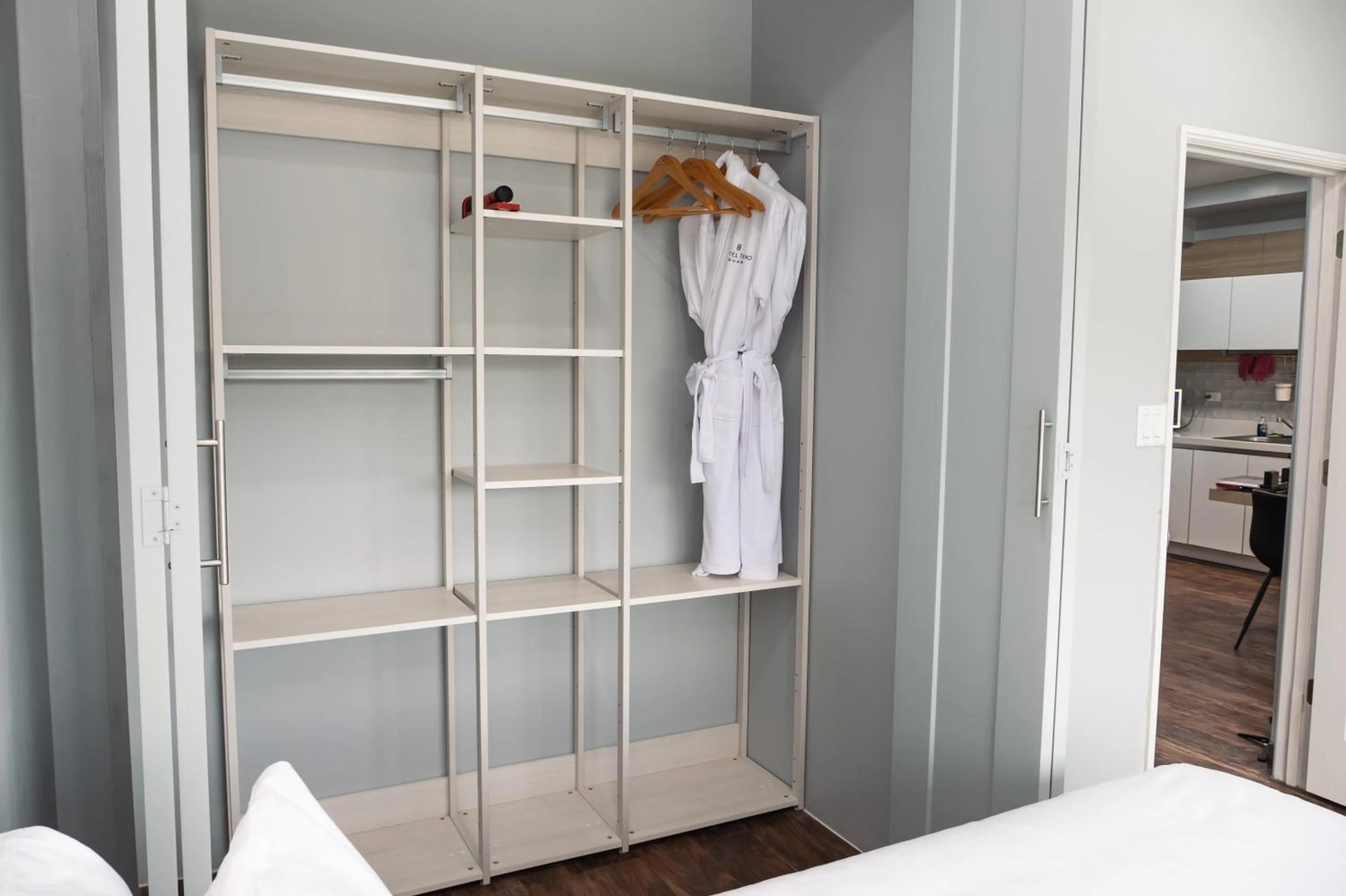 wardrobe, Bed in Hotel Tano Guam