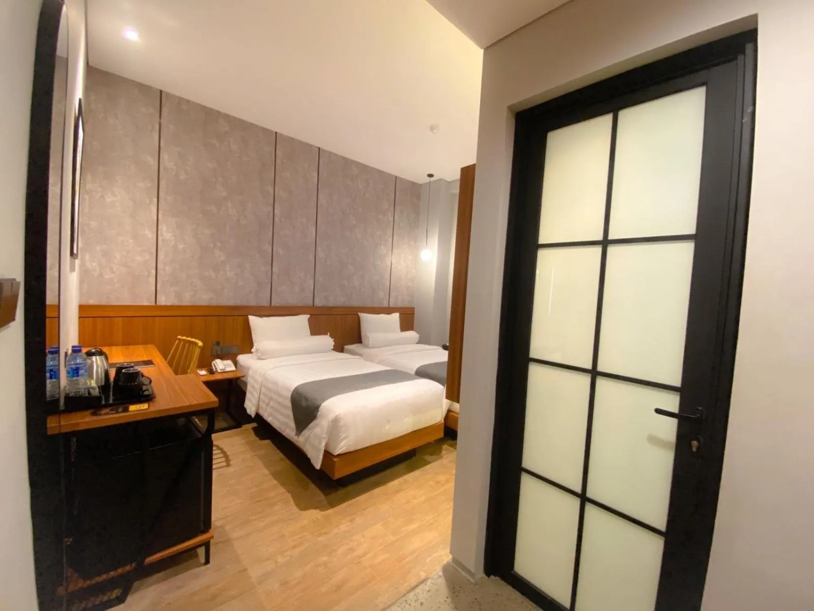 View (from property/room), Bed in Nata Azana Hotel Solo