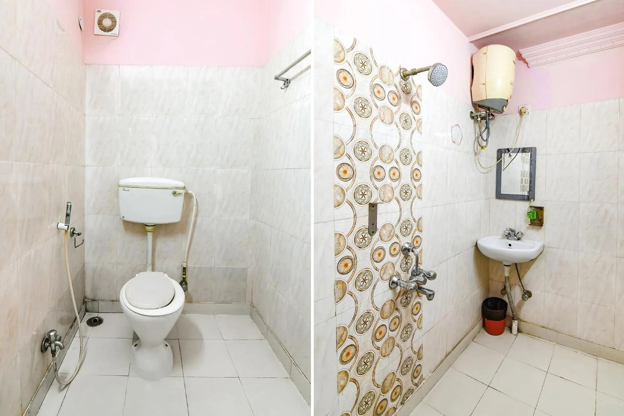 Bathroom in FabExpress Karunamoyee Regency