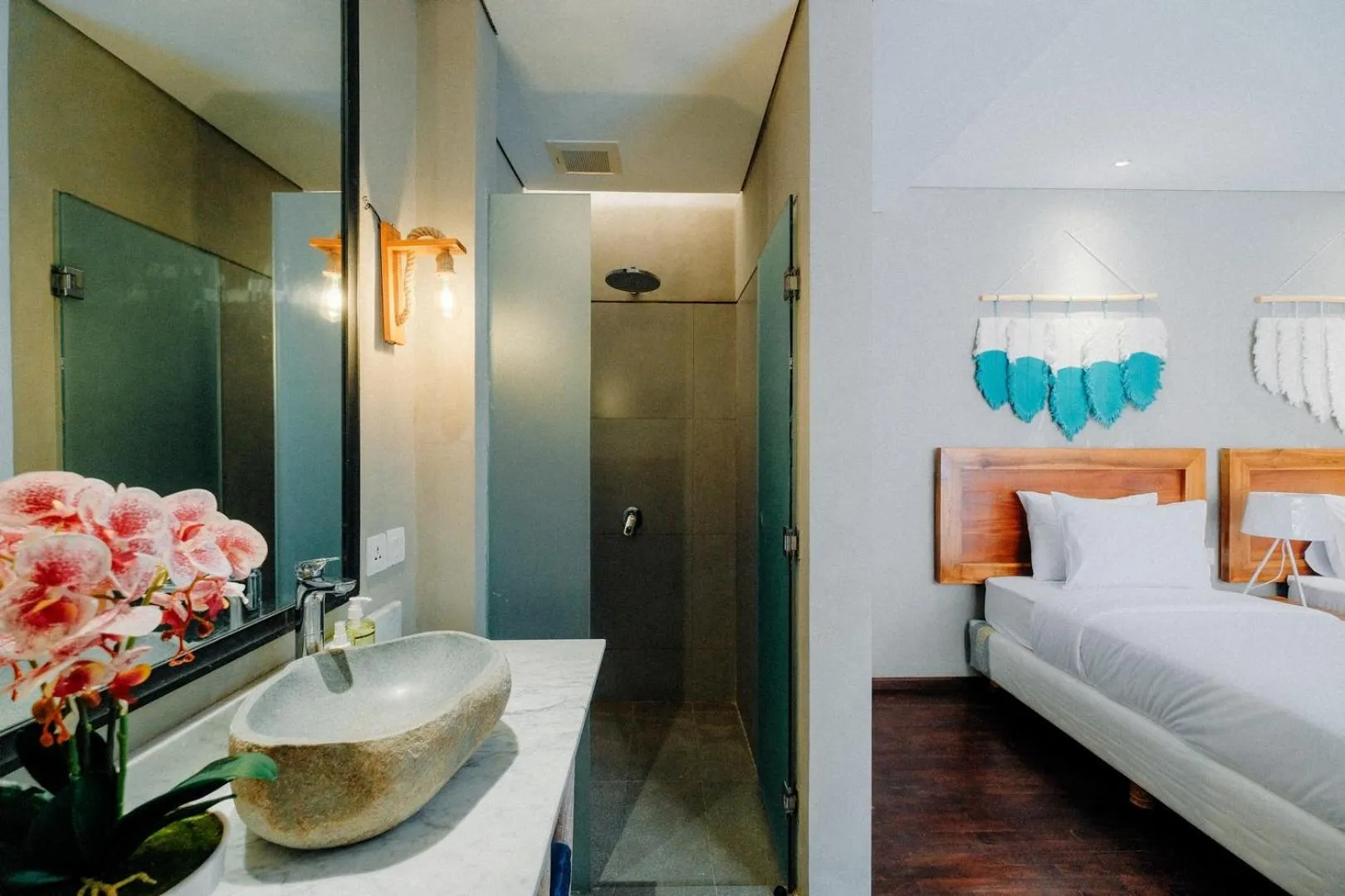 Photo of the whole room, Bed in The Lavana Estasia Villa Nusa Dua - 2 Bedroom Villa