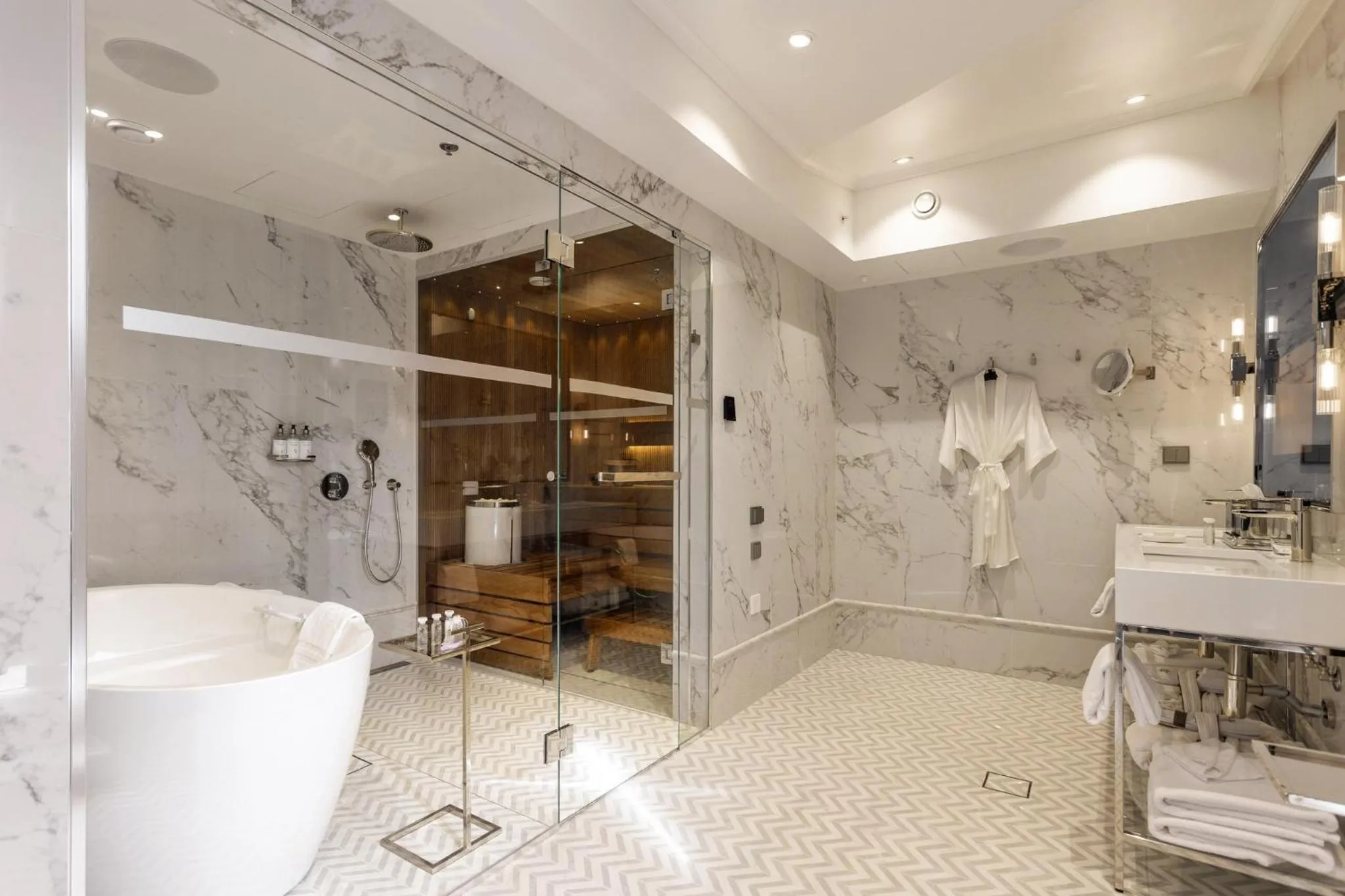 Sauna in Waldorf Astoria Helsinki