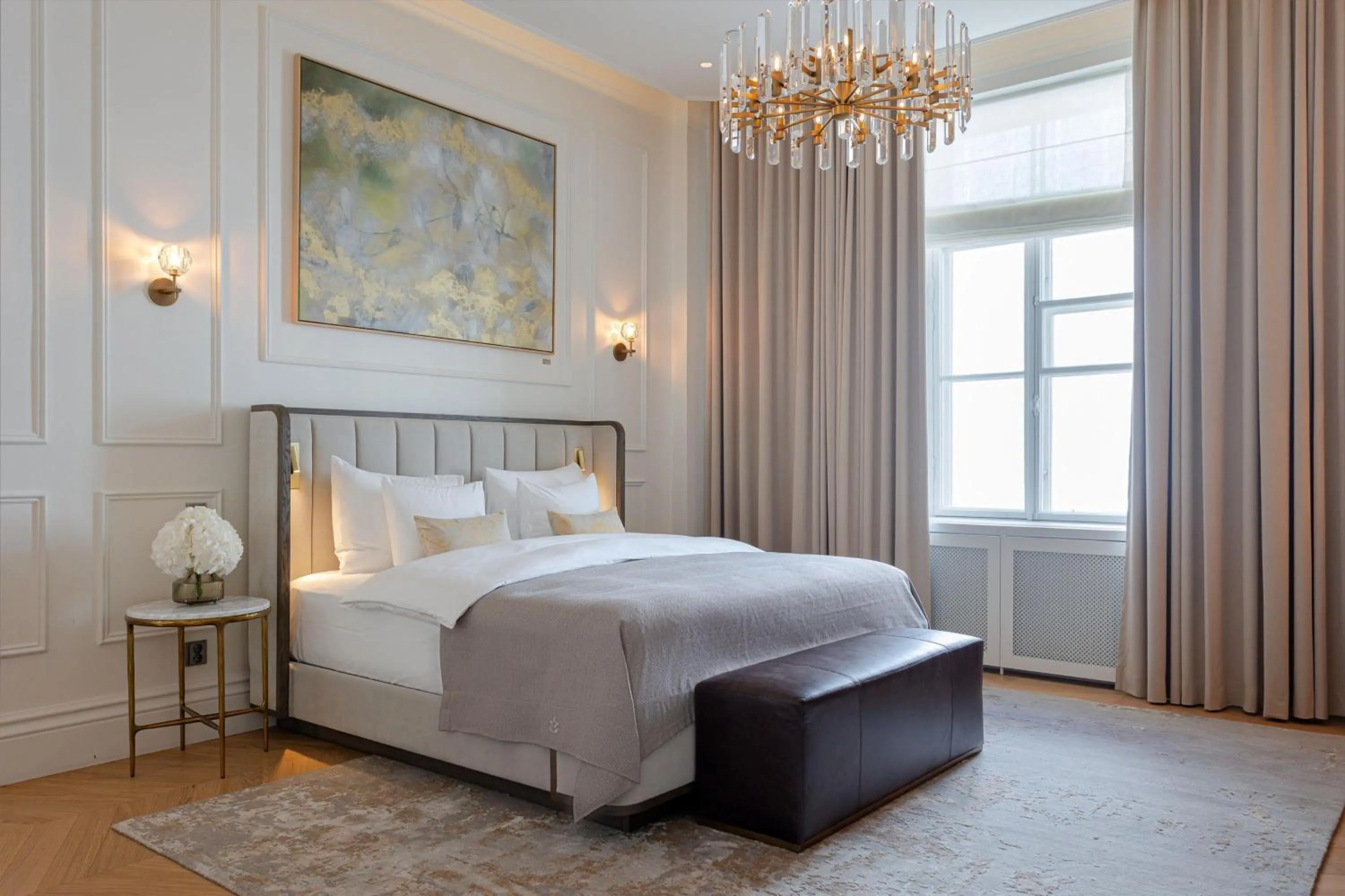 Bed in Waldorf Astoria Helsinki