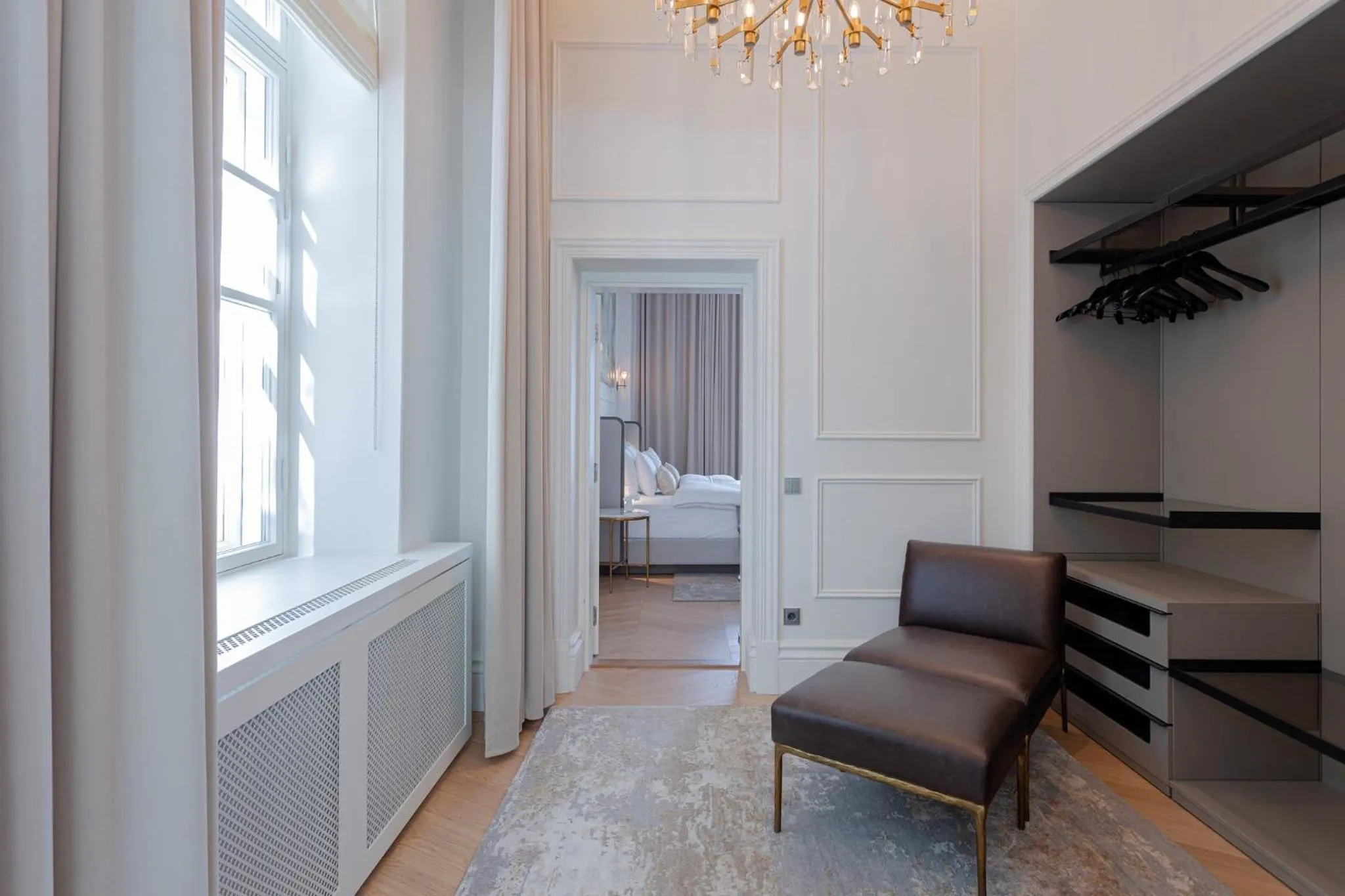 wardrobe, Bed in Waldorf Astoria Helsinki