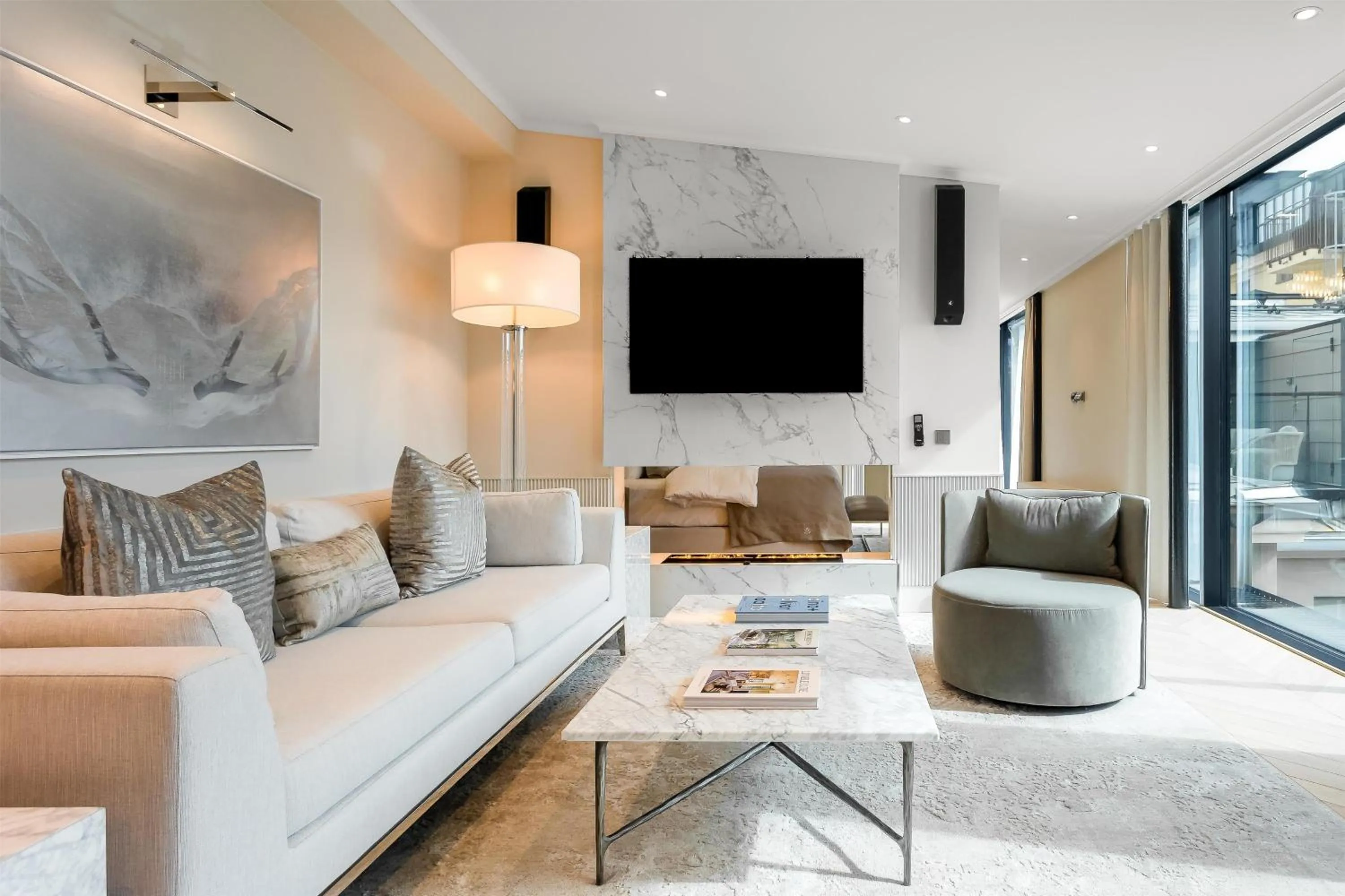 Living room in Waldorf Astoria Helsinki