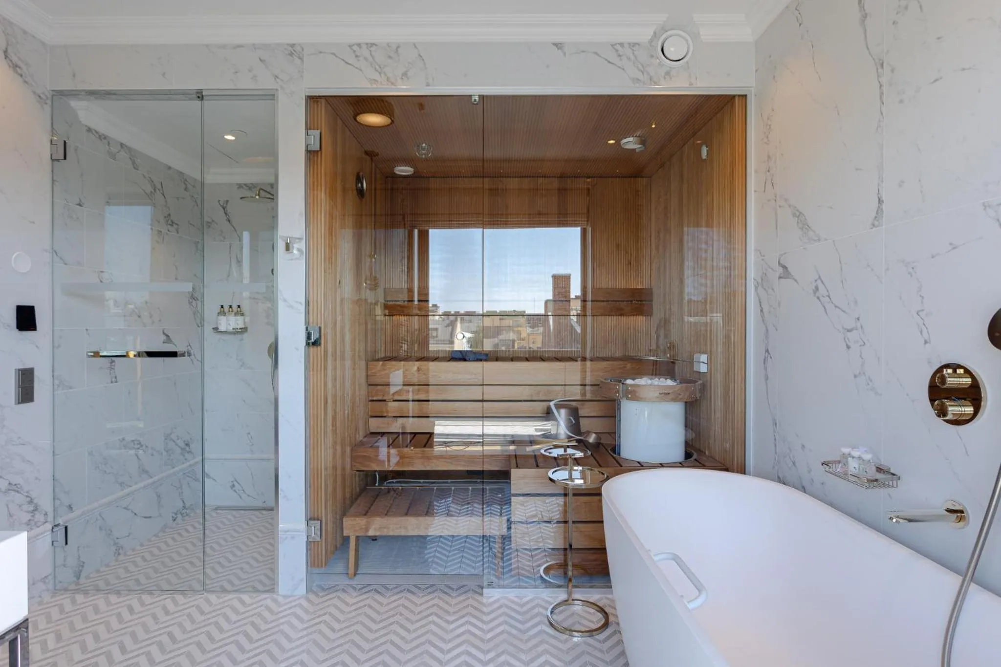 Sauna in Waldorf Astoria Helsinki