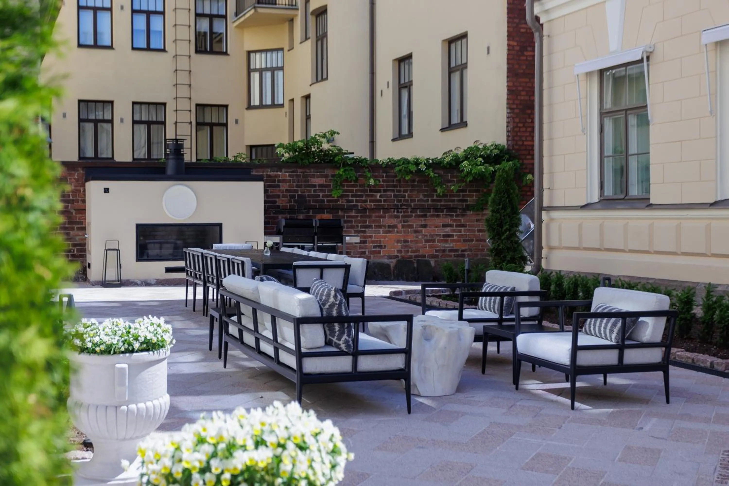 Inner courtyard view in Waldorf Astoria Helsinki