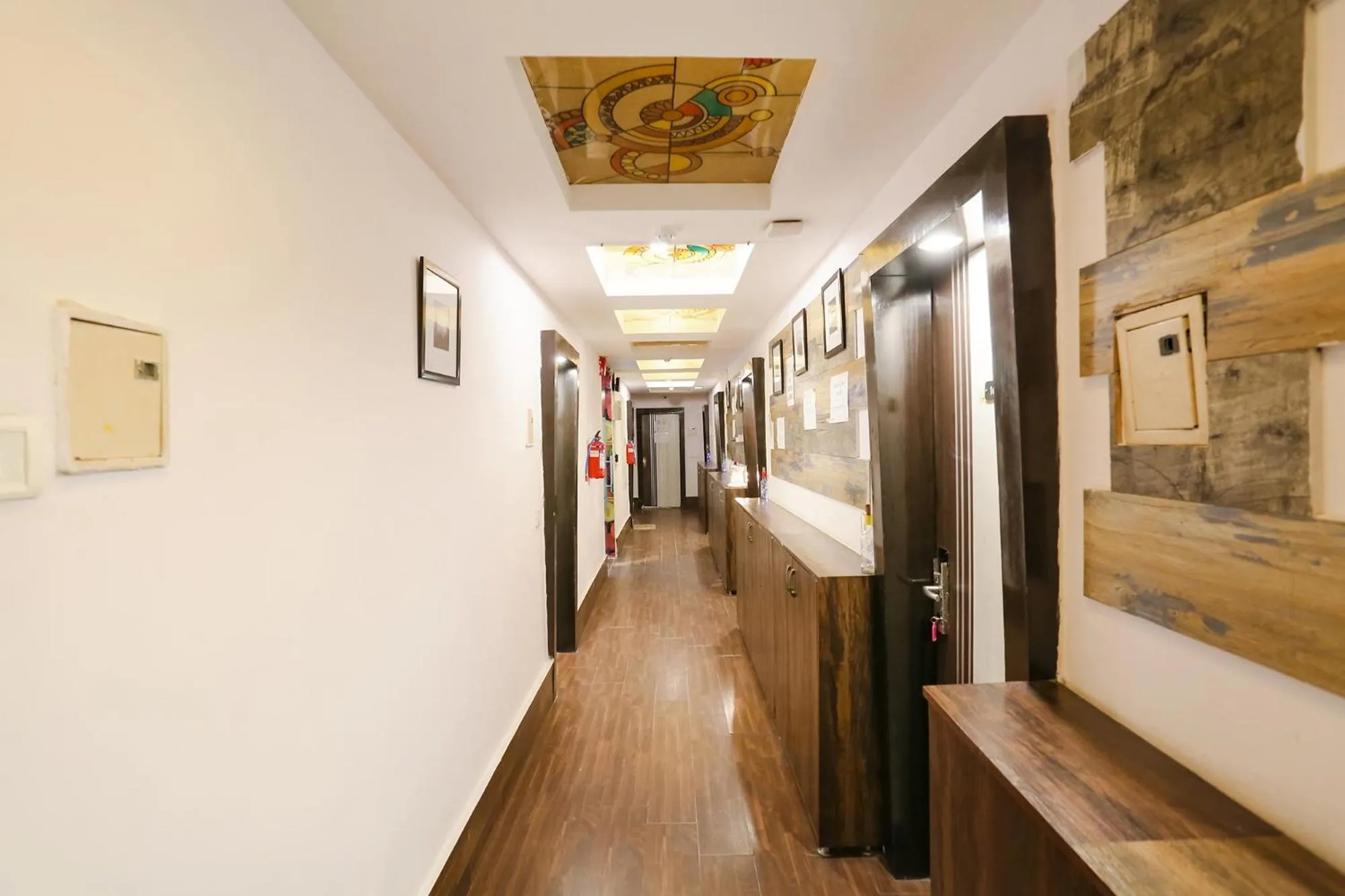 Lobby or reception in FabHotel Sentinel Suites