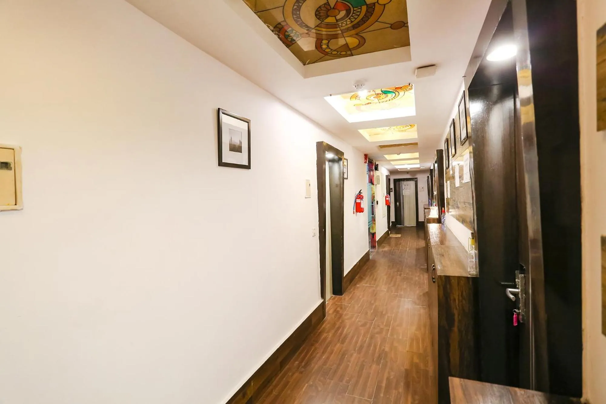 Lobby or reception in FabHotel Sentinel Suites