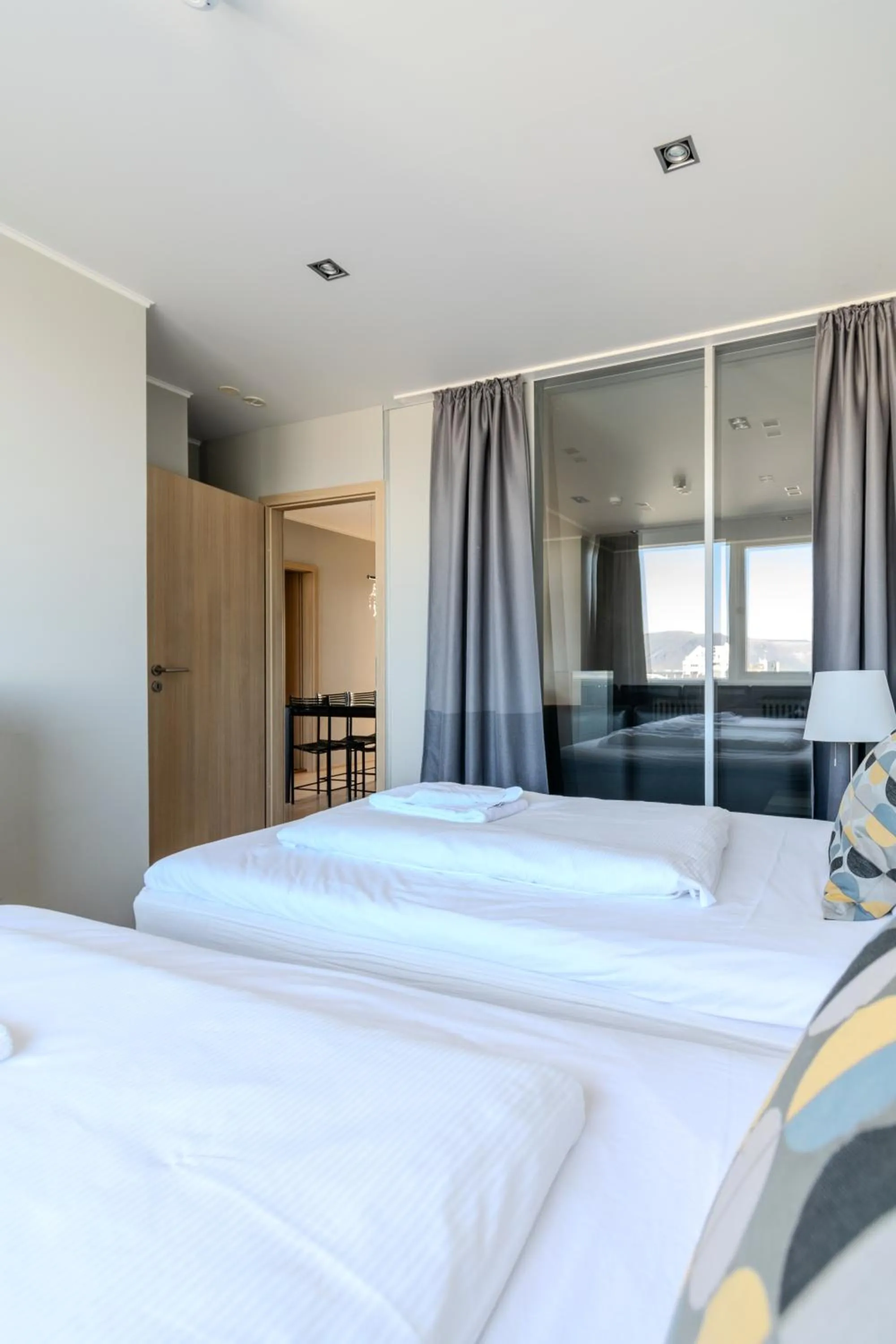 Bedroom, Bed in Máni Apartments