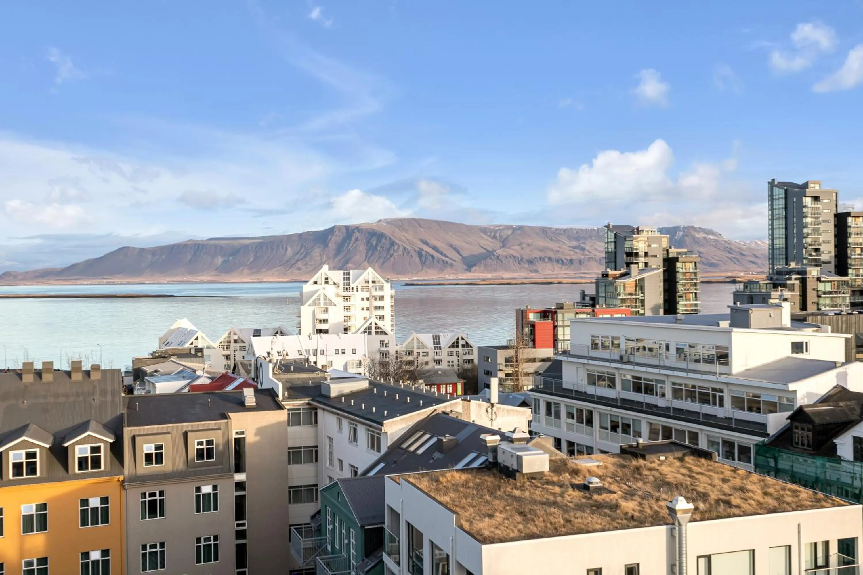Bird's eye view in Máni Apartments