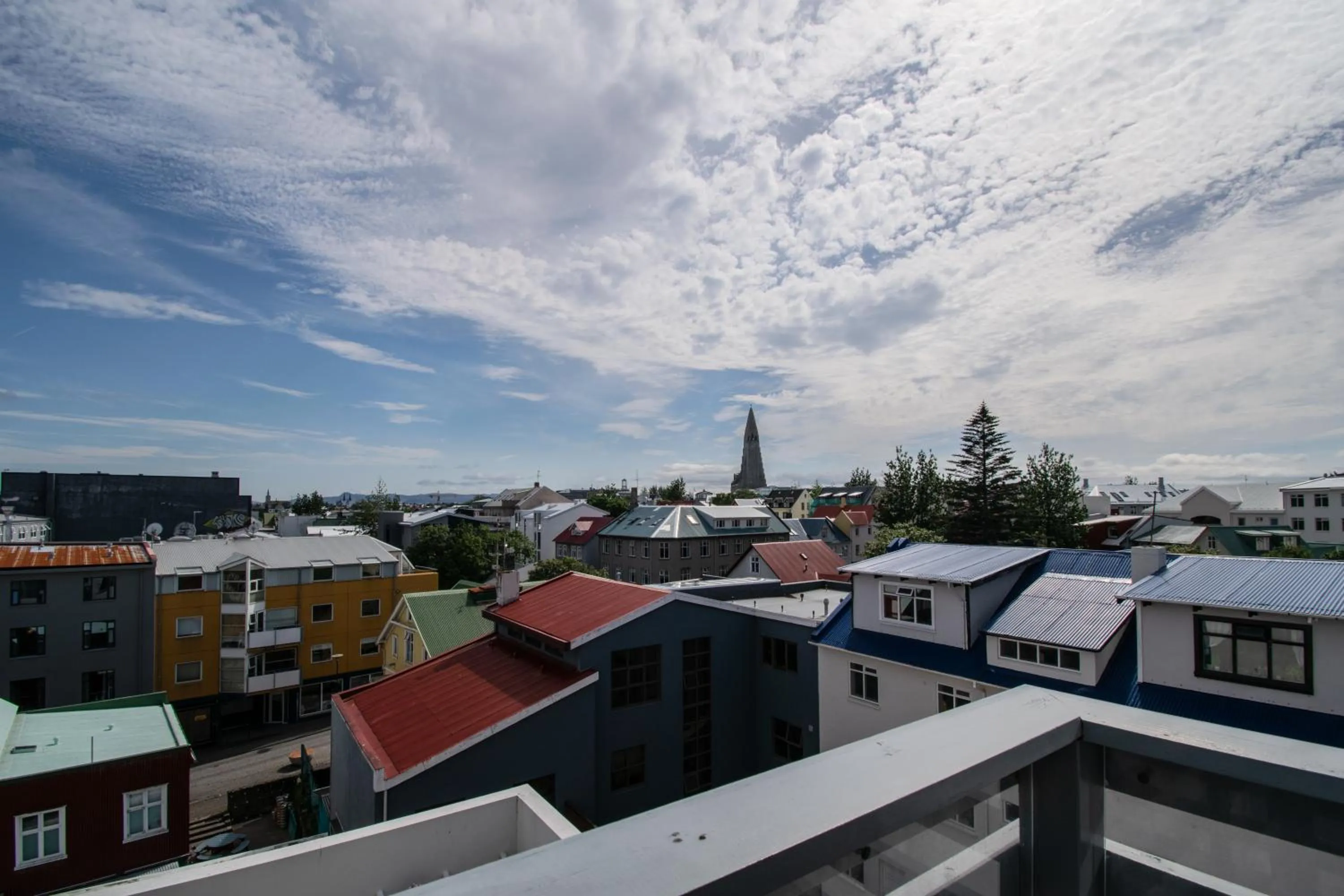 City view in Máni Apartments