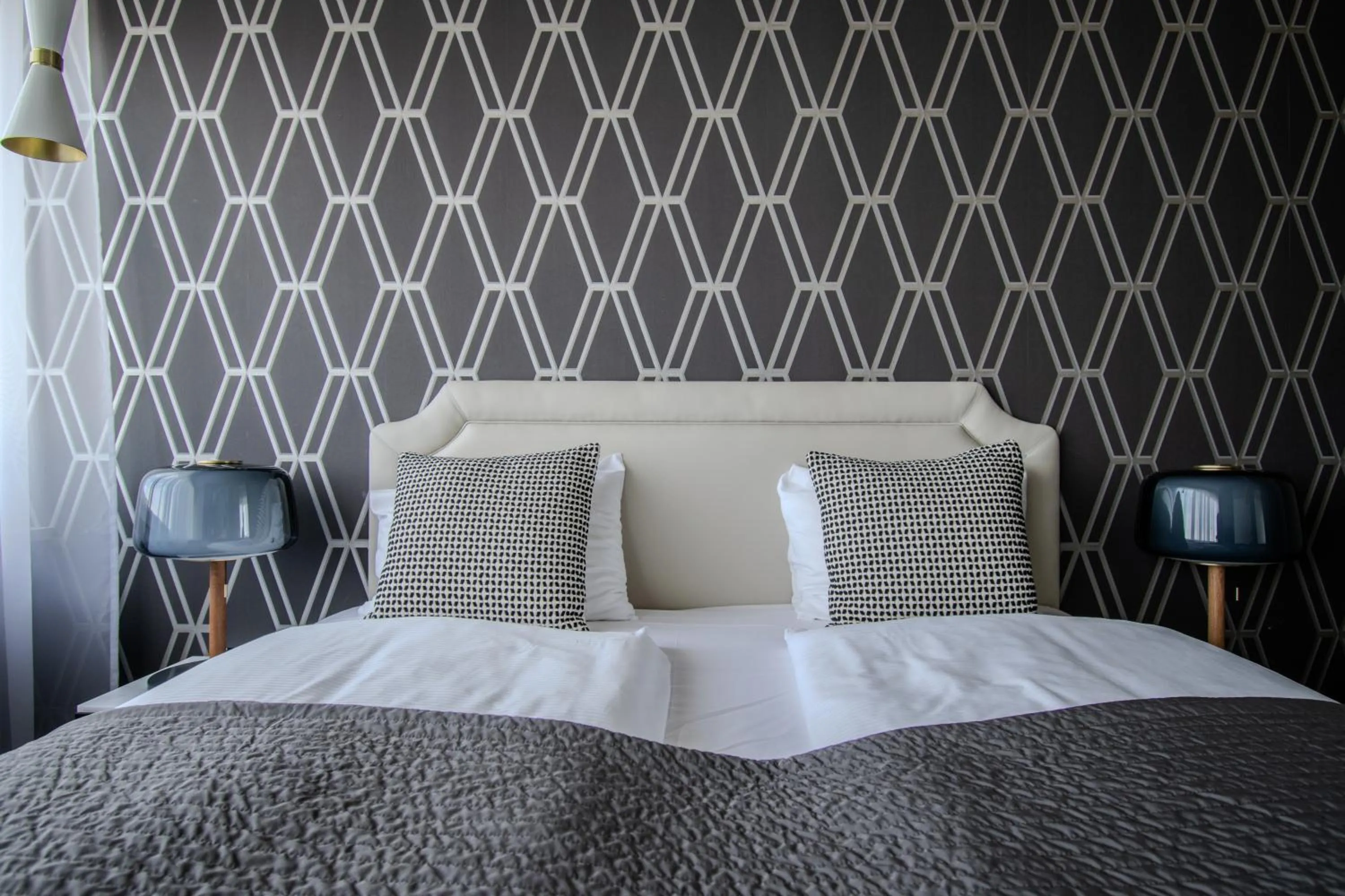 Bed in Máni Apartments