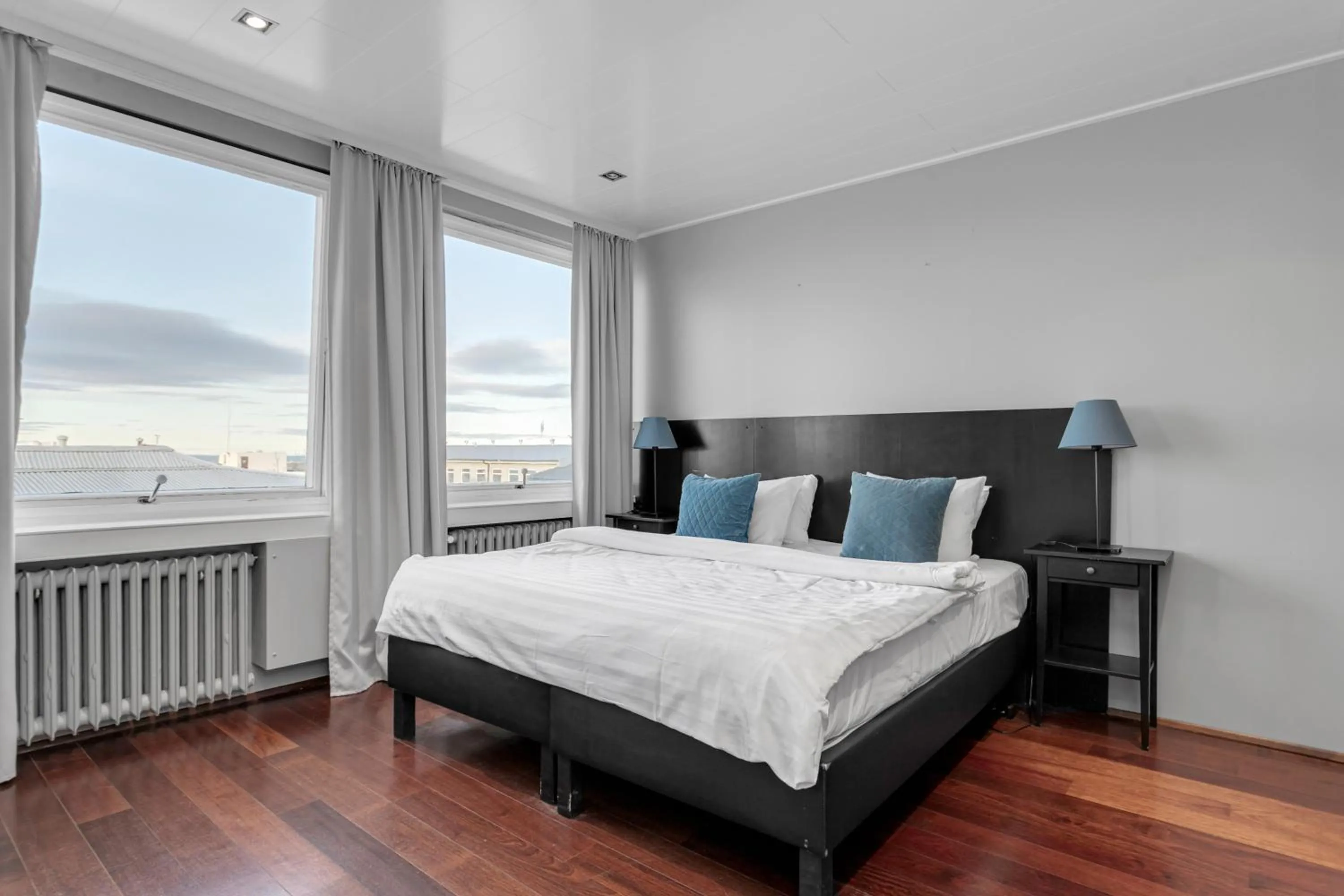 Bed in Máni Apartments