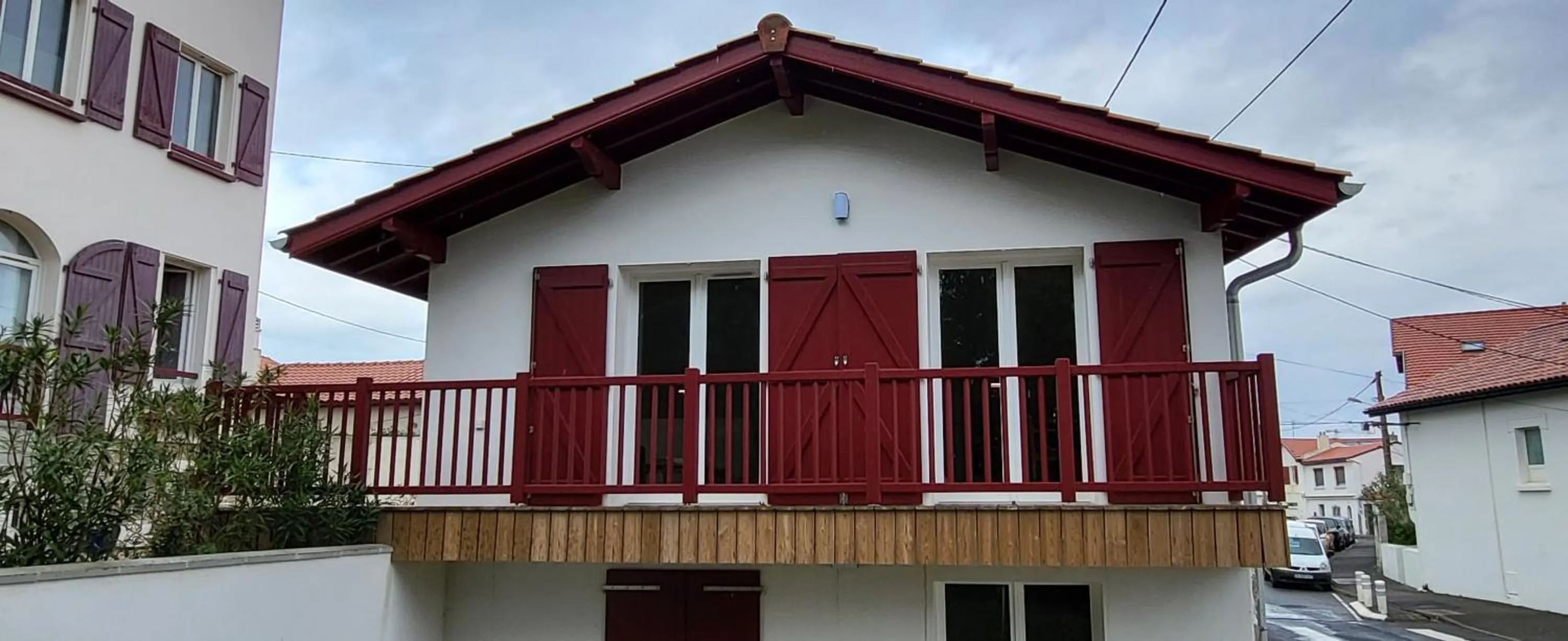 Balcony/Terrace in Biarritz appartement 2 adultes, 2 enfants à proximité immédiate des plages et des commerces
