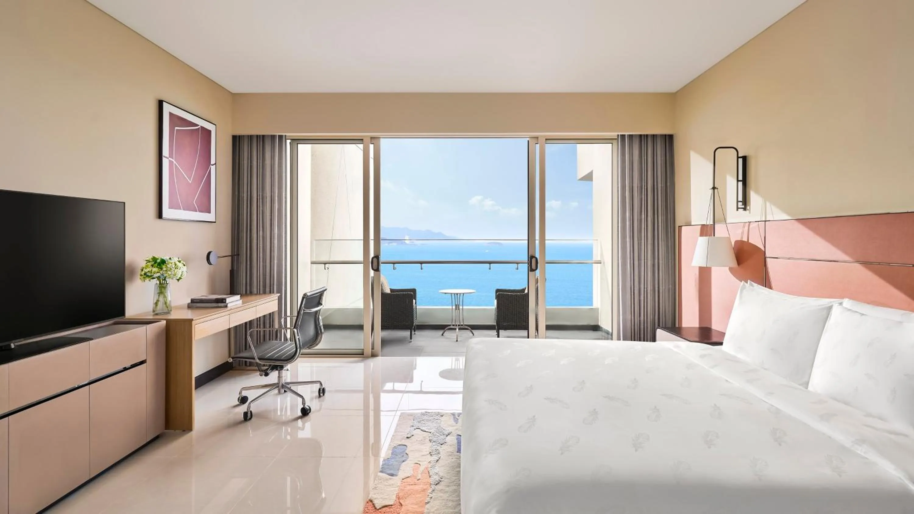 Bedroom, Bed in InterContinental Residences Nha Trang by IHG