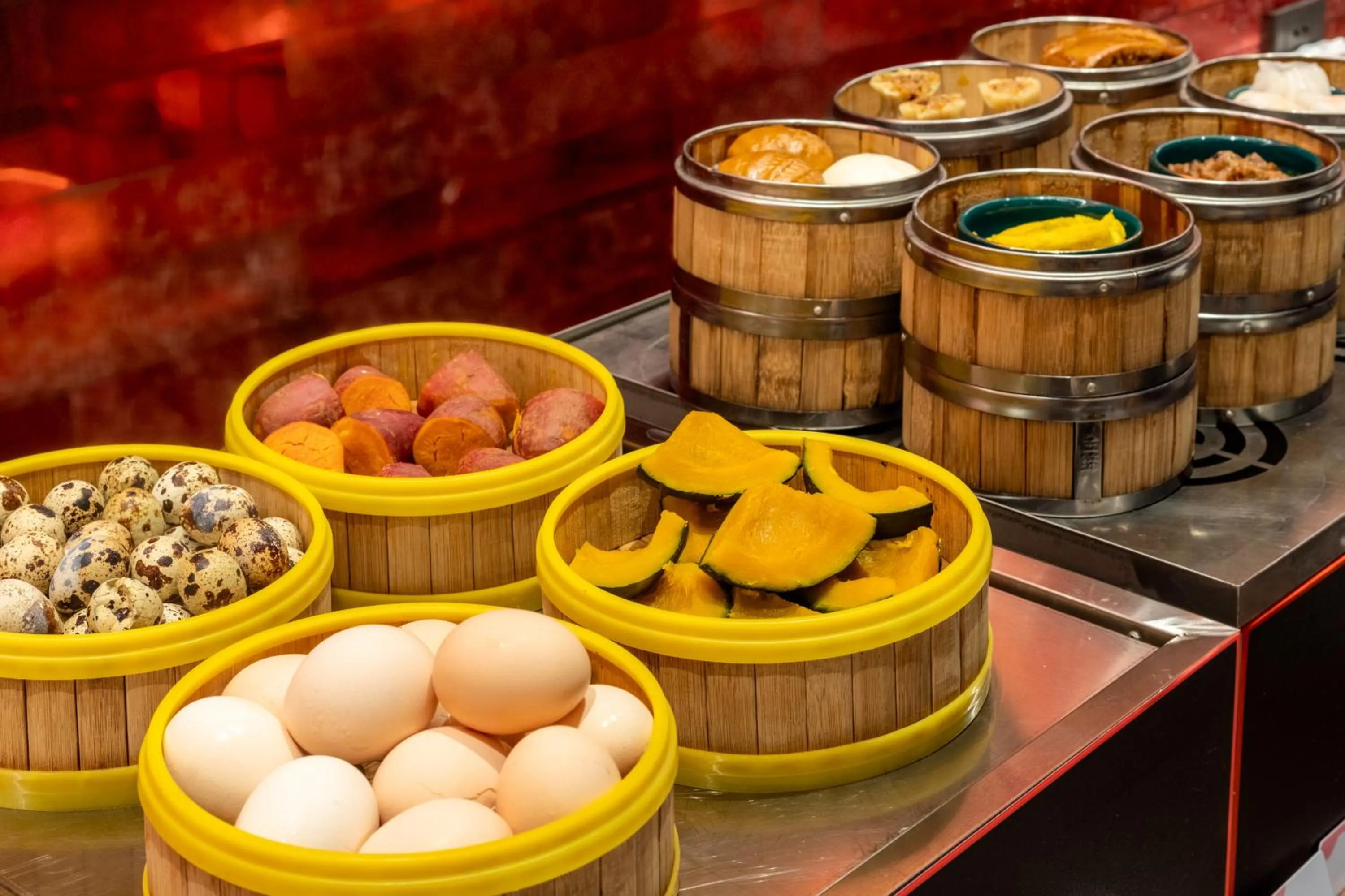 Breakfast in Echarm PLUS International Hotel Zhujiang New Town Wuyangcun Metro Station