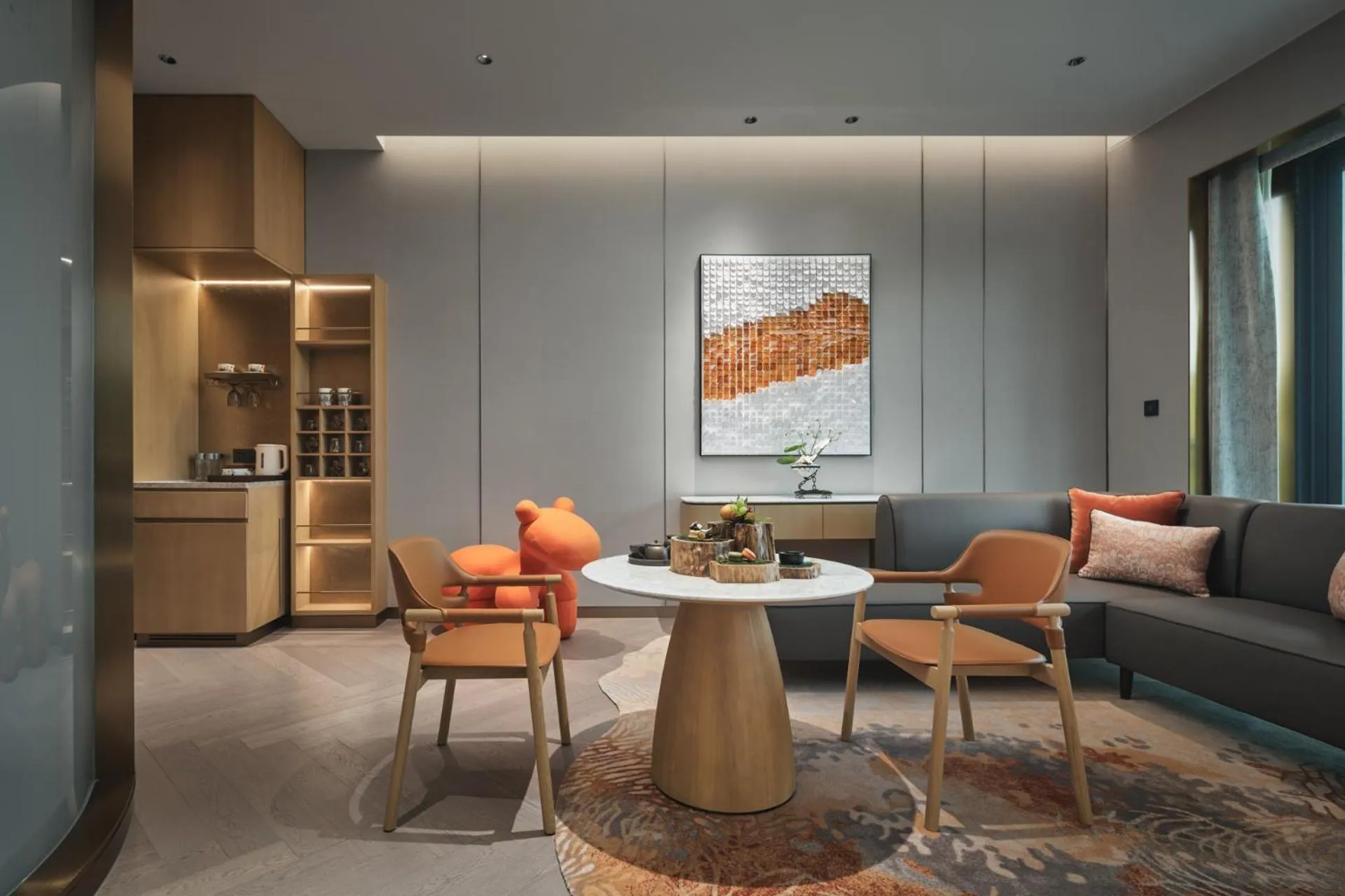 Living room in Hotel Indigo Hangzhou Tianmushan