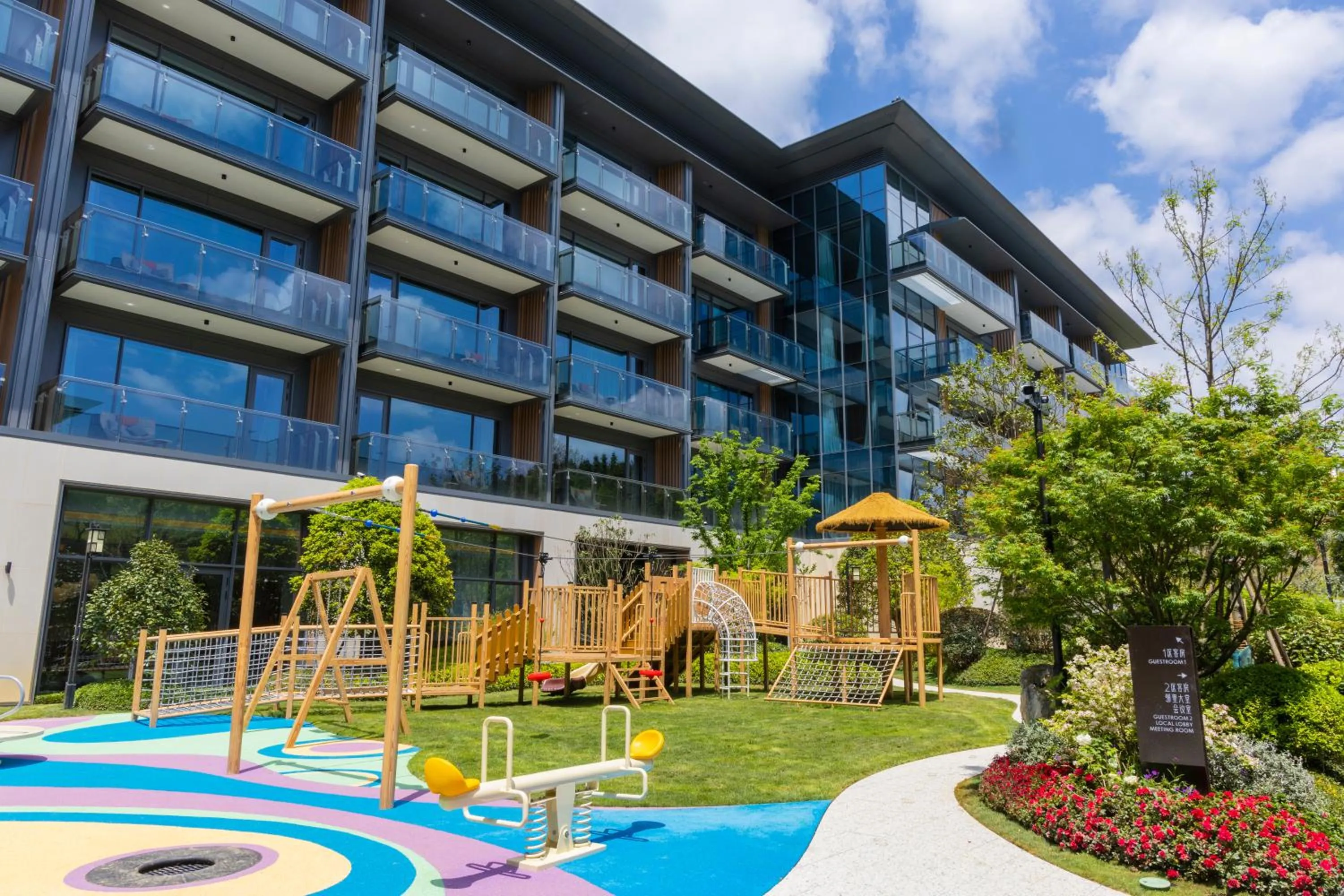 Children play ground in Hotel Indigo Hangzhou Tianmushan