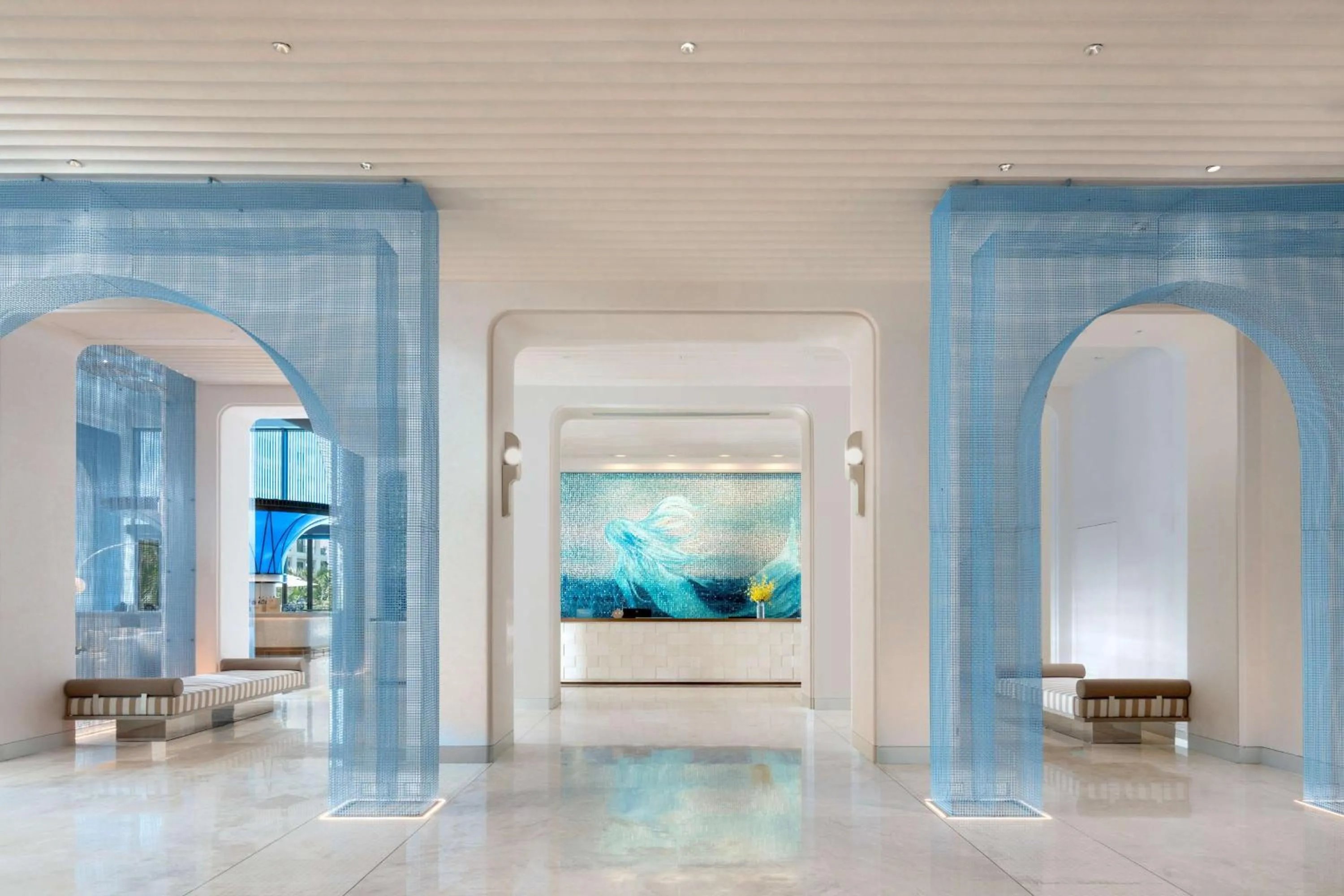 Lobby or reception in The Mermoon Resort Hainan Tufu Bay, Tapestry By Hilton