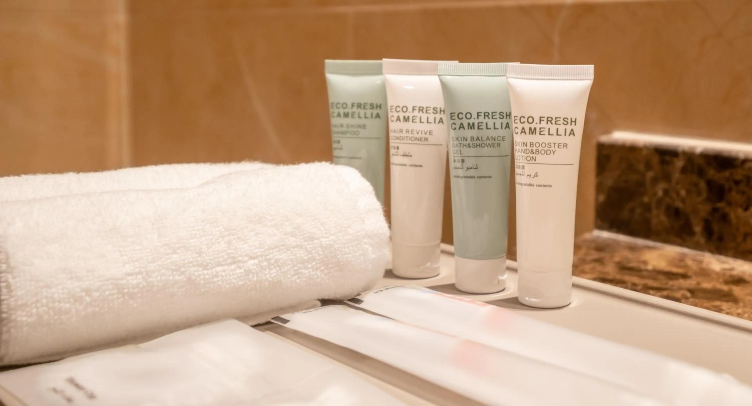 towels in Peony Hotel