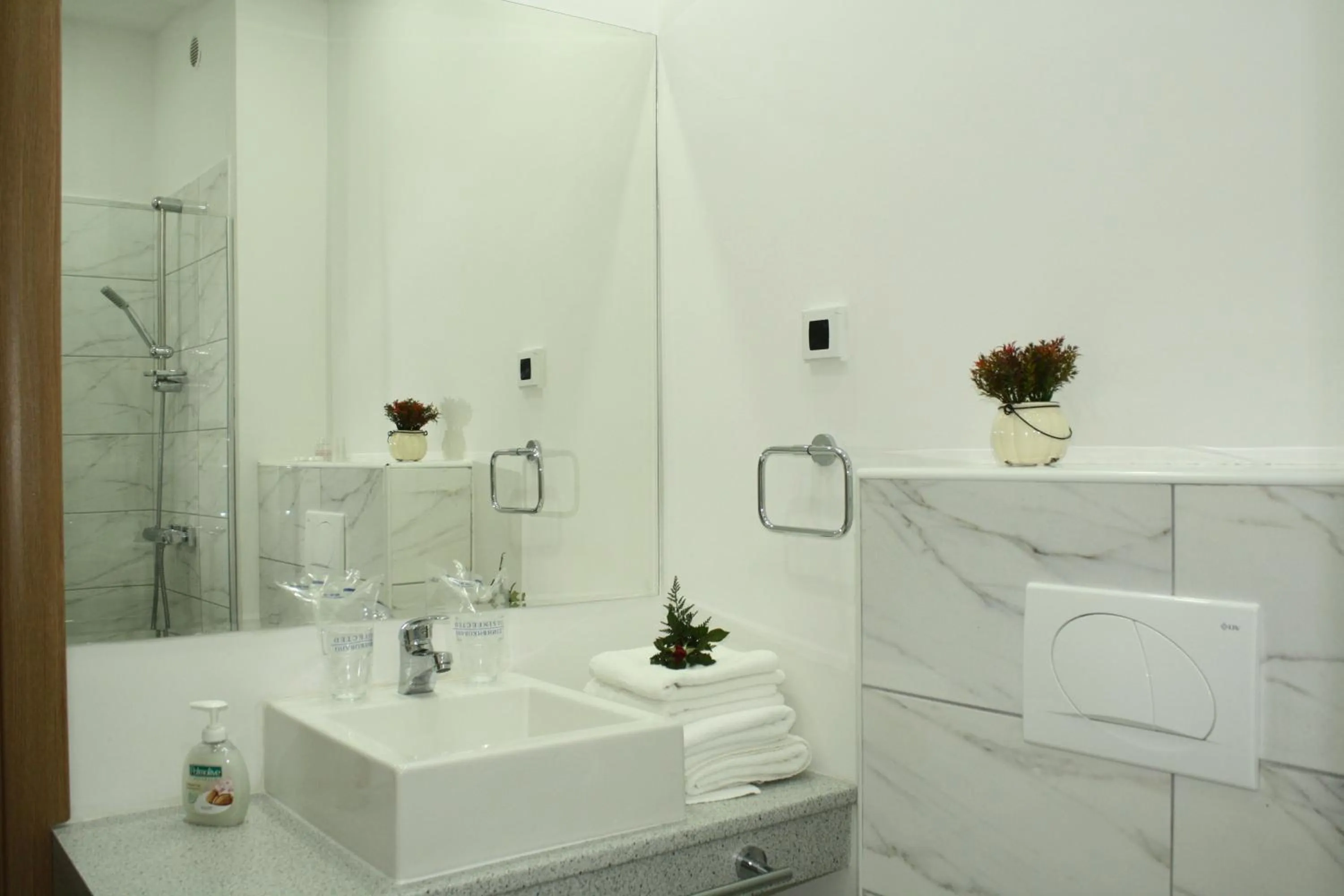 Shower in Hotel Danica