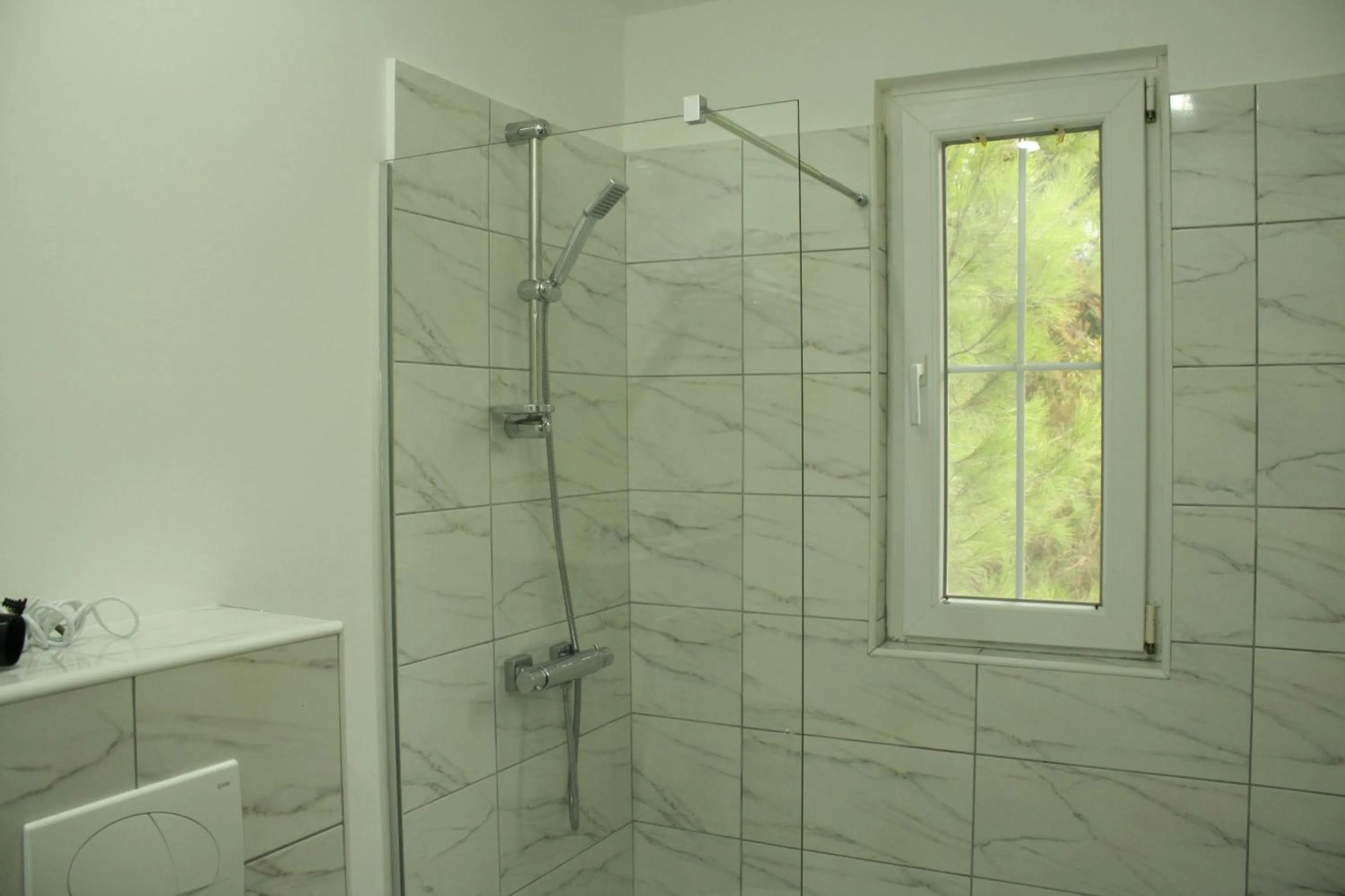 Shower in Hotel Danica