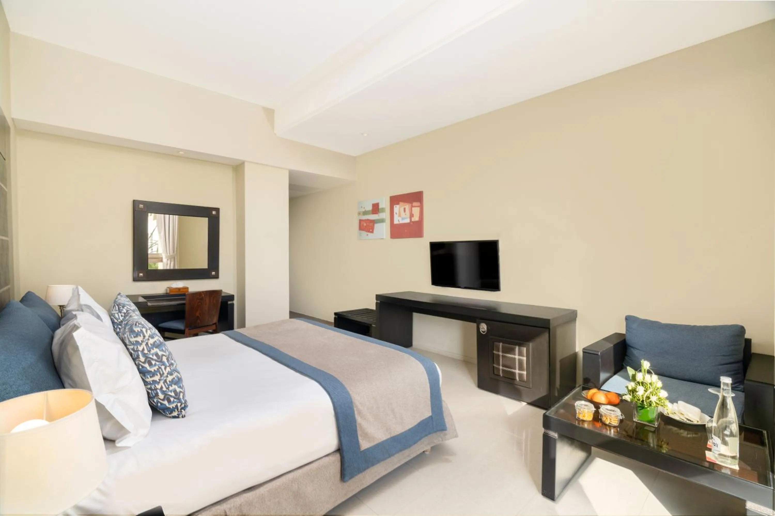 Seating area, Bed in Atlas Essaouira Riad Resort