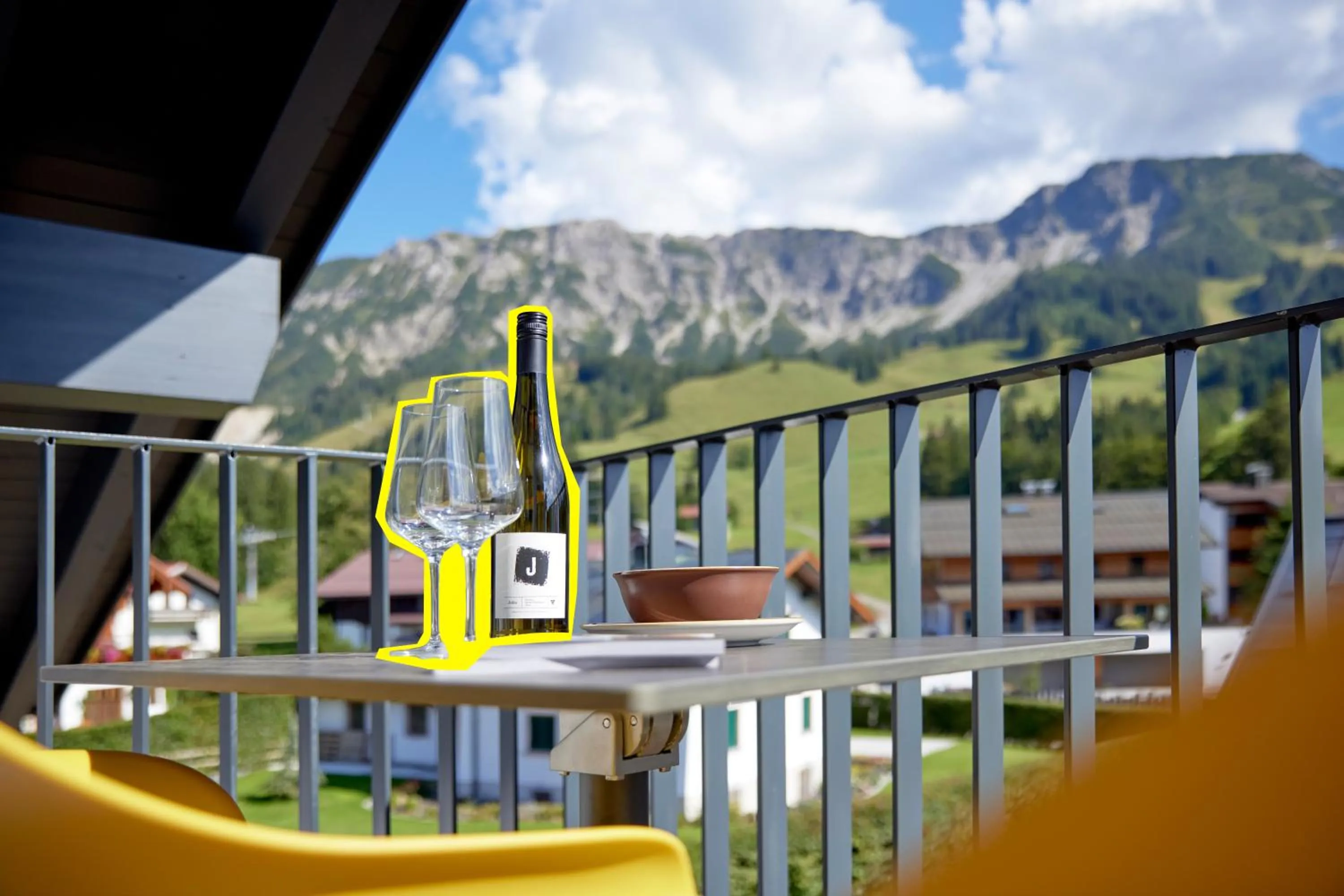 View (from property/room) in BergBuddies - Übernachtung inklusive kostenlosen Bergbahntickets und vielem mehr