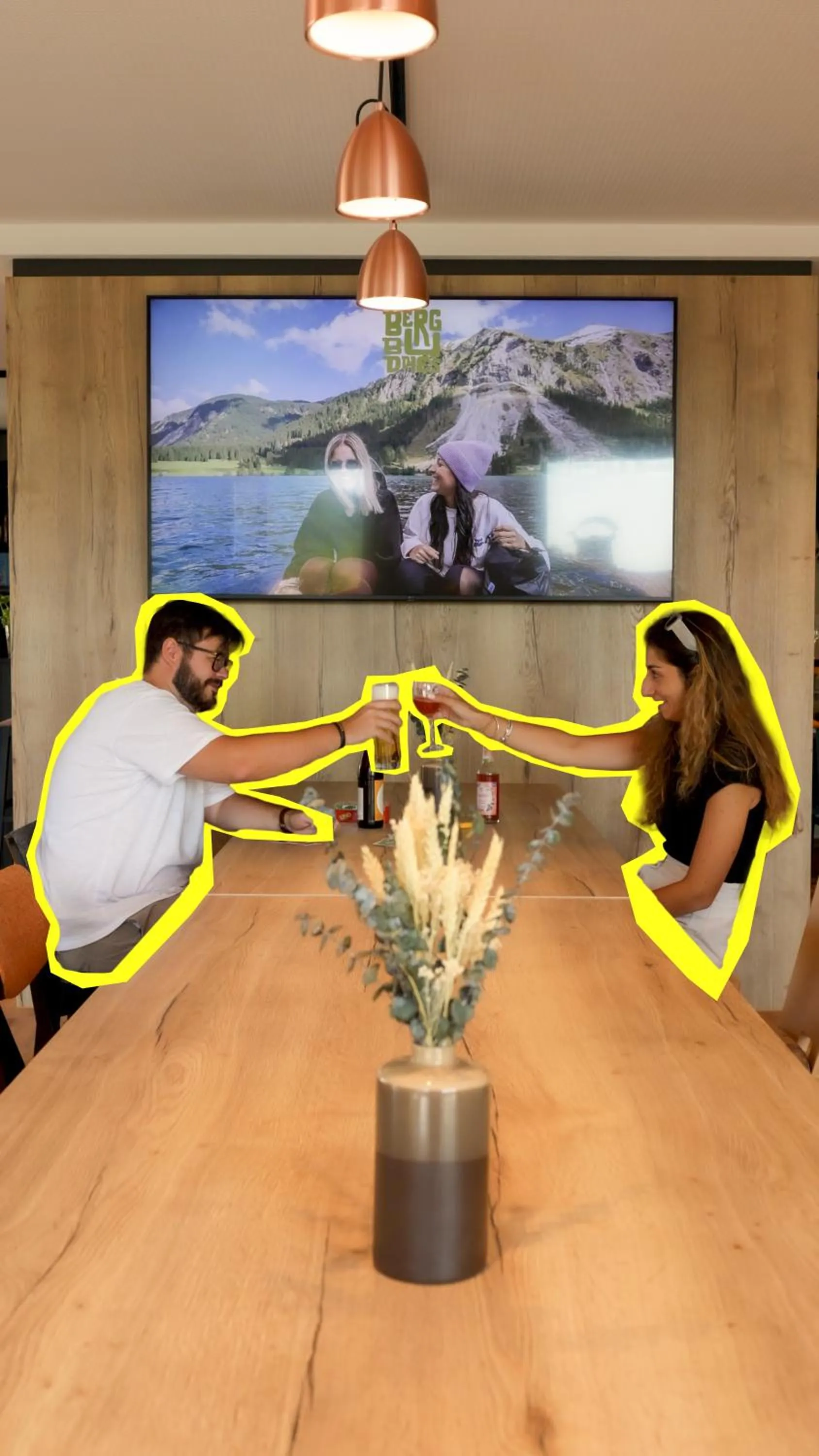 Communal kitchen in BergBuddies - Übernachtung inklusive kostenlosen Bergbahntickets und vielem mehr