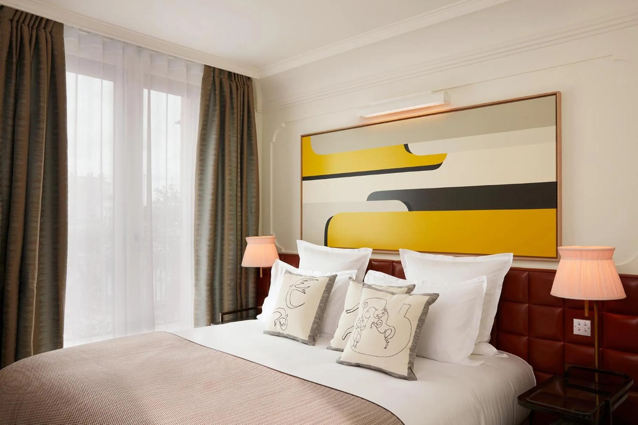 Bed in Villa-des-Prés