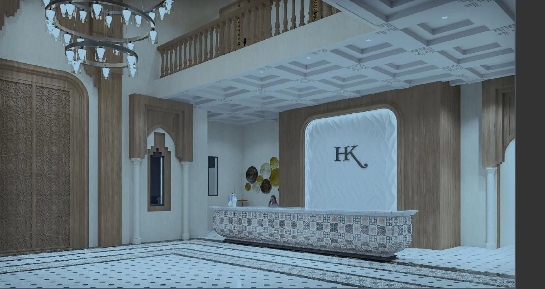 Lobby or reception, Bed in Kenzi Azghor