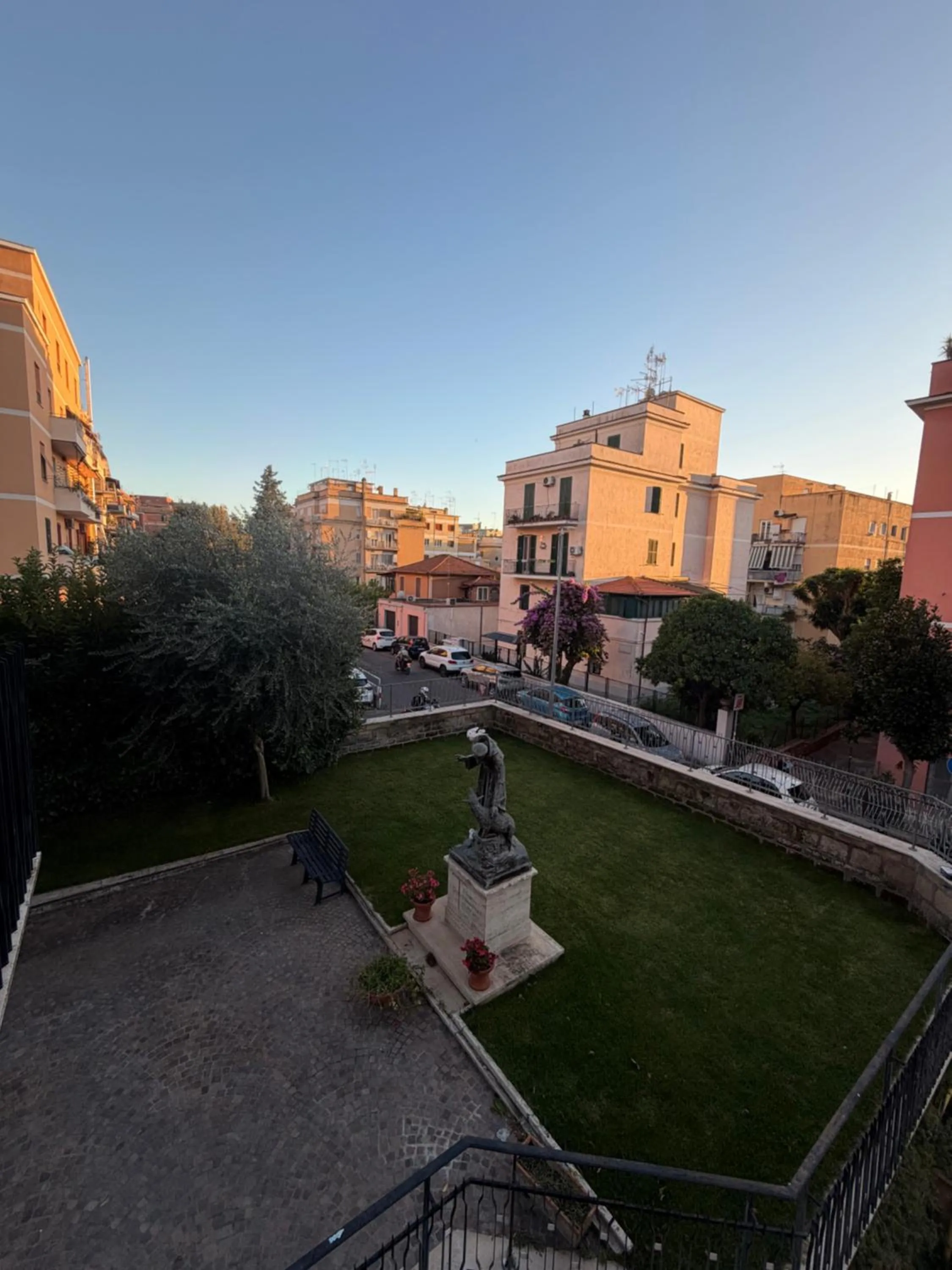 Garden view in Palazzo Sant'Antonio