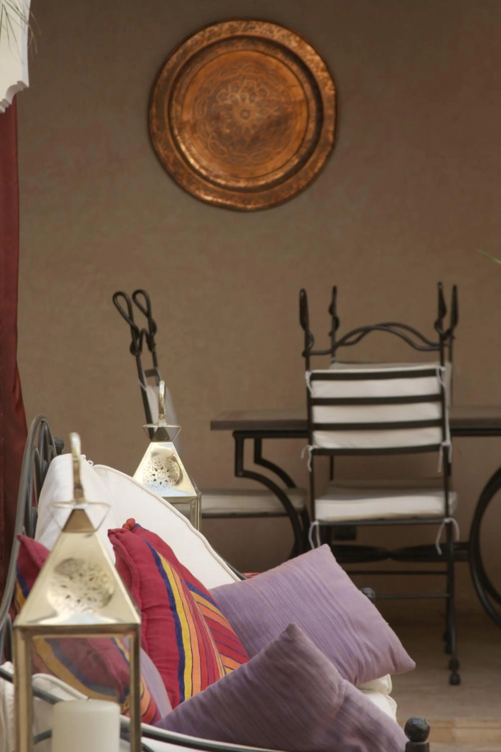 Decorative detail in Riad petit Karmela