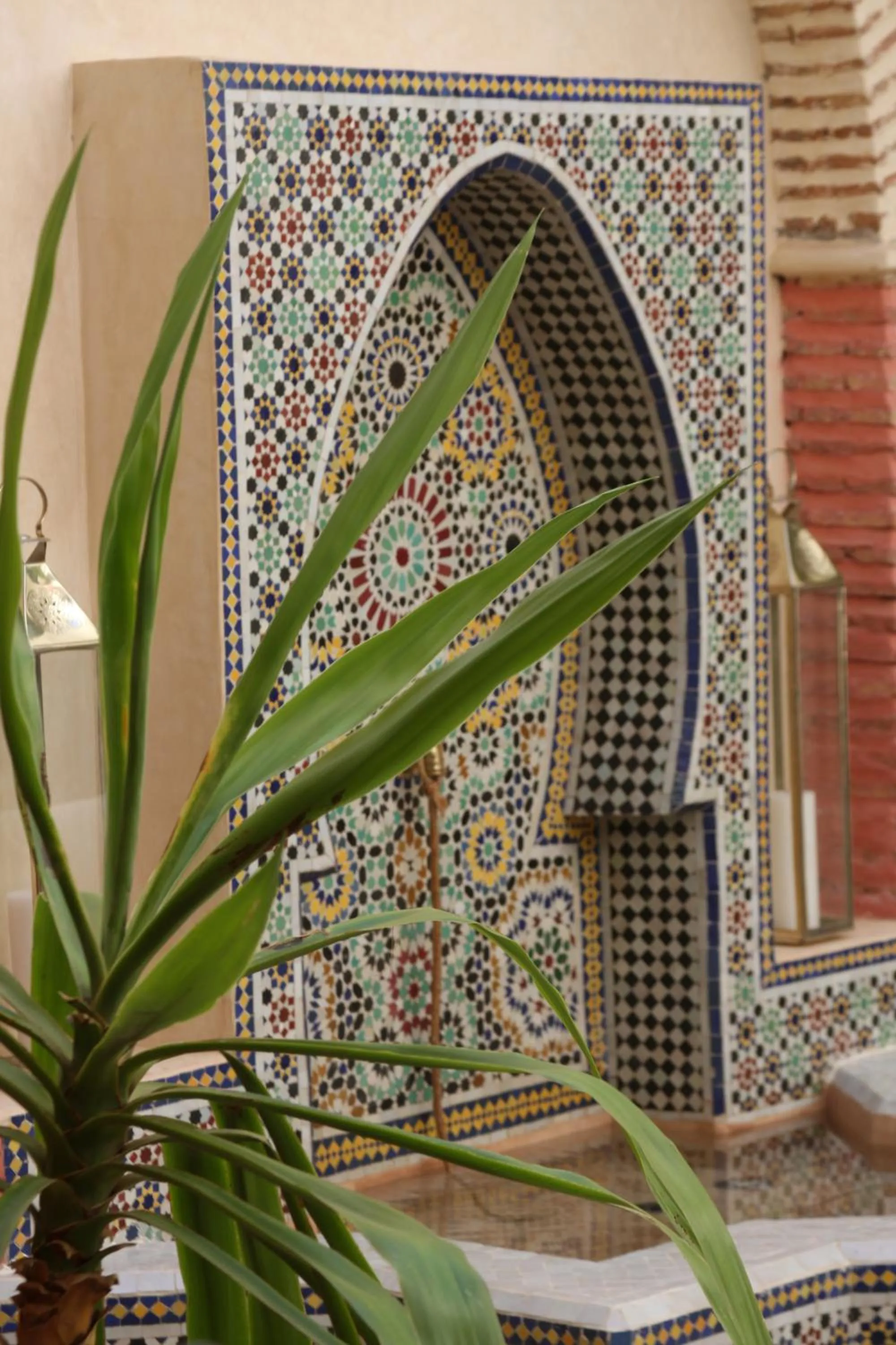 Decorative detail in Riad petit Karmela
