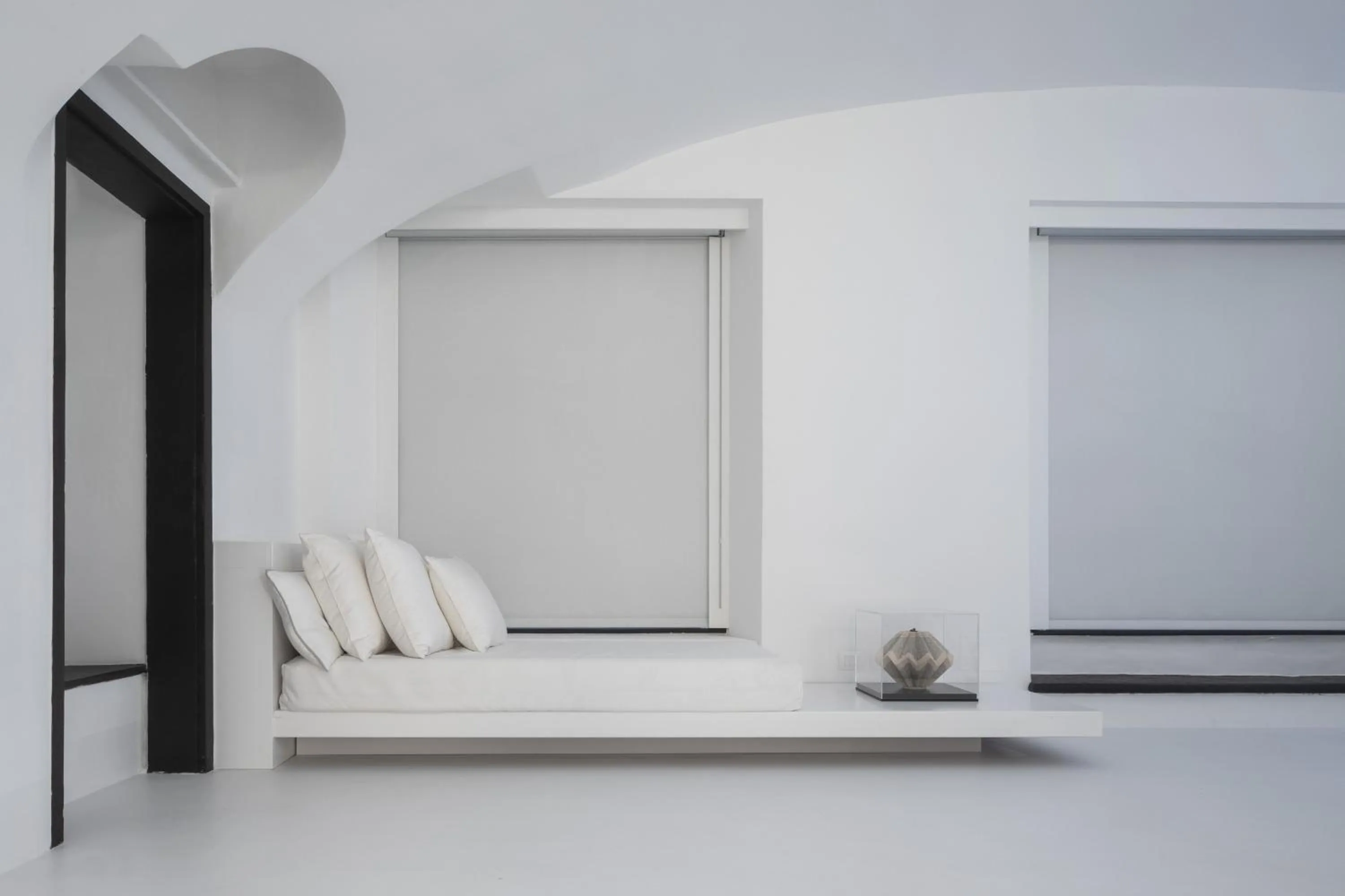 Bed in Hotel Palazzo Durazzo Suites